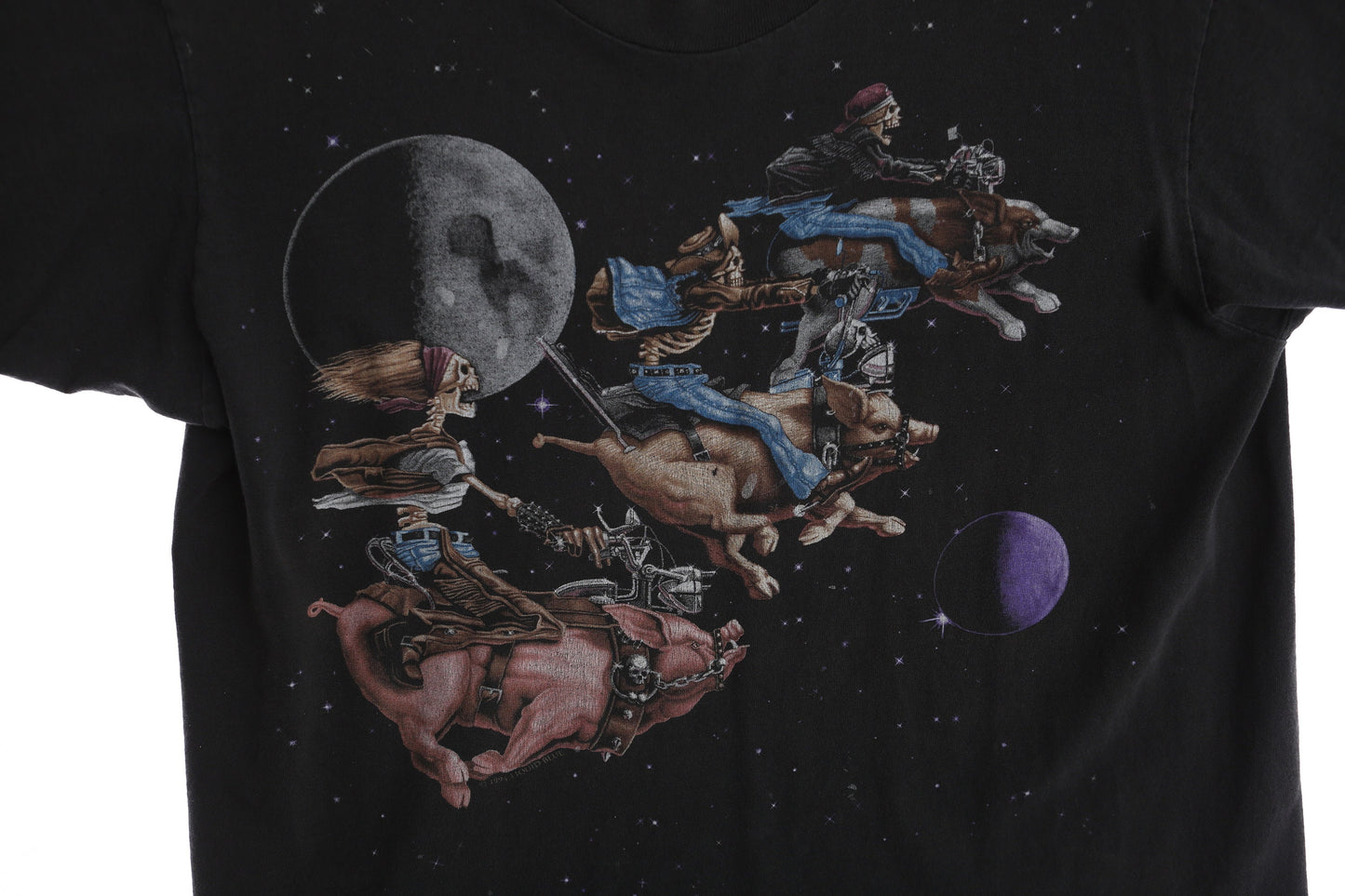 Vintage Biker Graphic T-shirt by Liquid Blue