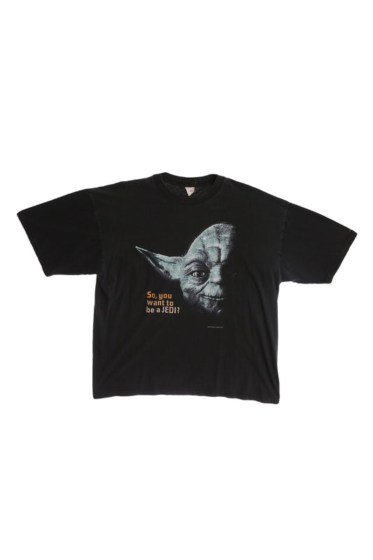 Vintage Joda Graphic T-shirt - So, you want to be Jedi? - Era 1990s