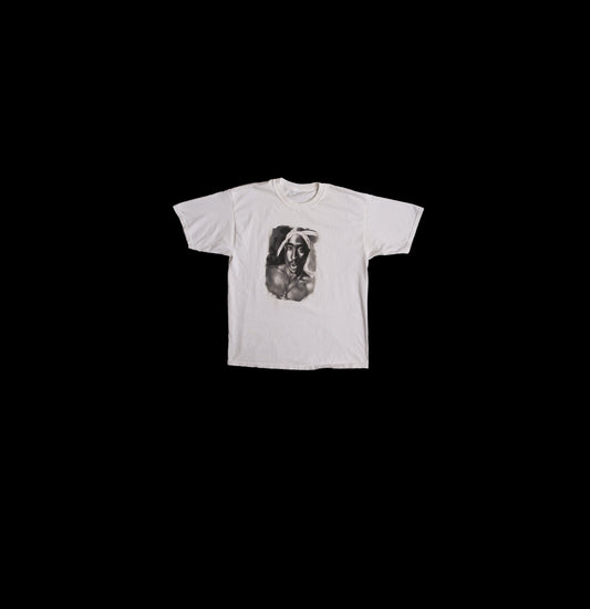 2Pac White Graphic T-shirt