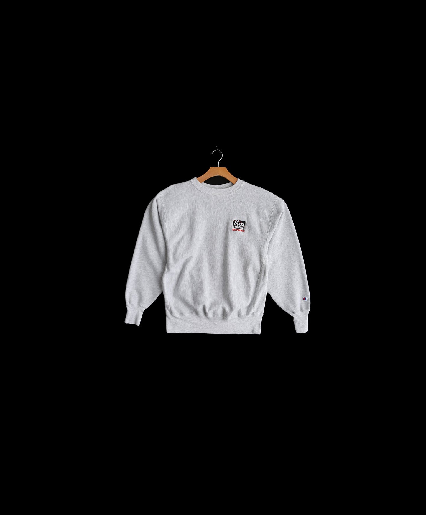 Vintage Champion Sweatshirt with Fox News Embroidered Logo