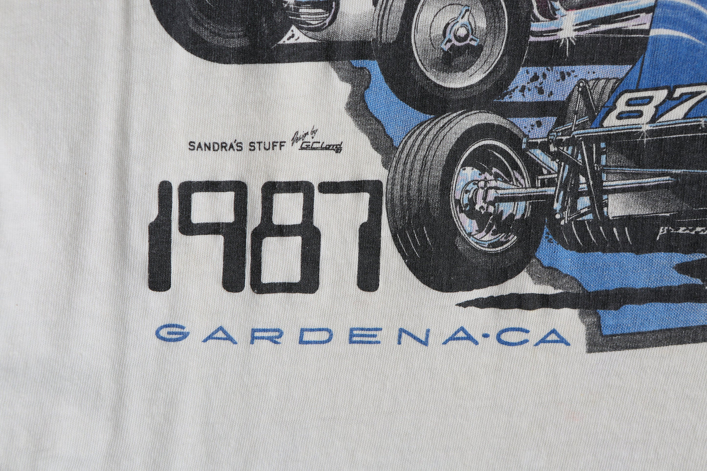 Vintage Ascot Park 30th Anniversary Racing Graphic T-shirt