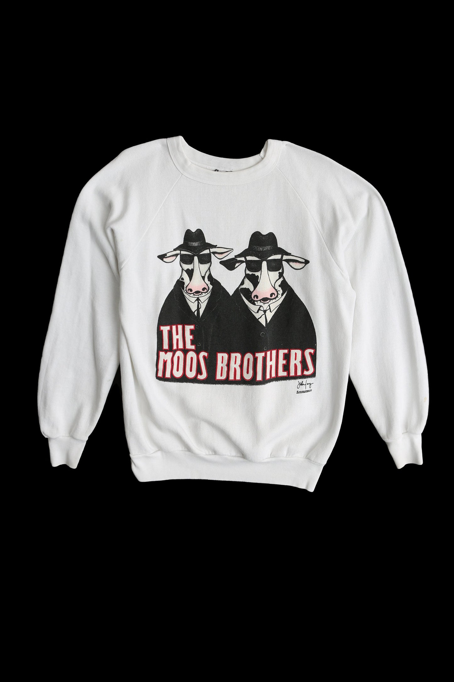 Vintage Graphic Sweatshirt with The Moons Brothers Print