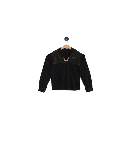 Vintage Sailor Blue Long Sleeve Shirt by The Seafarer