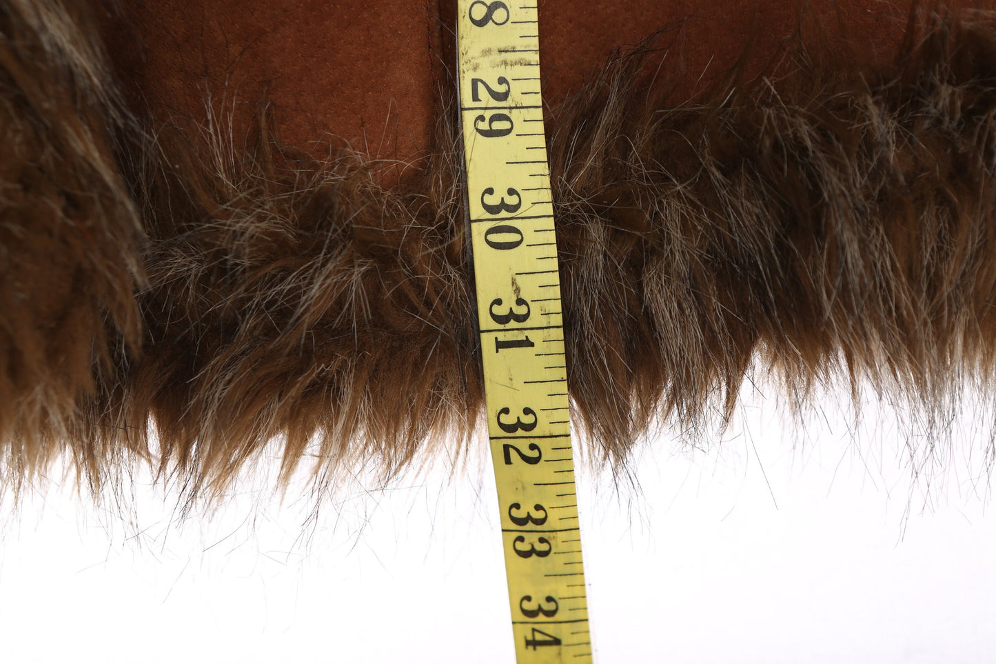 Women Brown Suede Jacket with Shear Lining