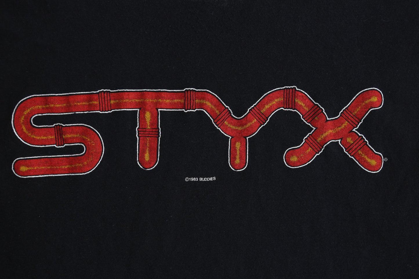 Styx 1983 Tour Kilroy Was Here - Black Sleeveless T-shirt