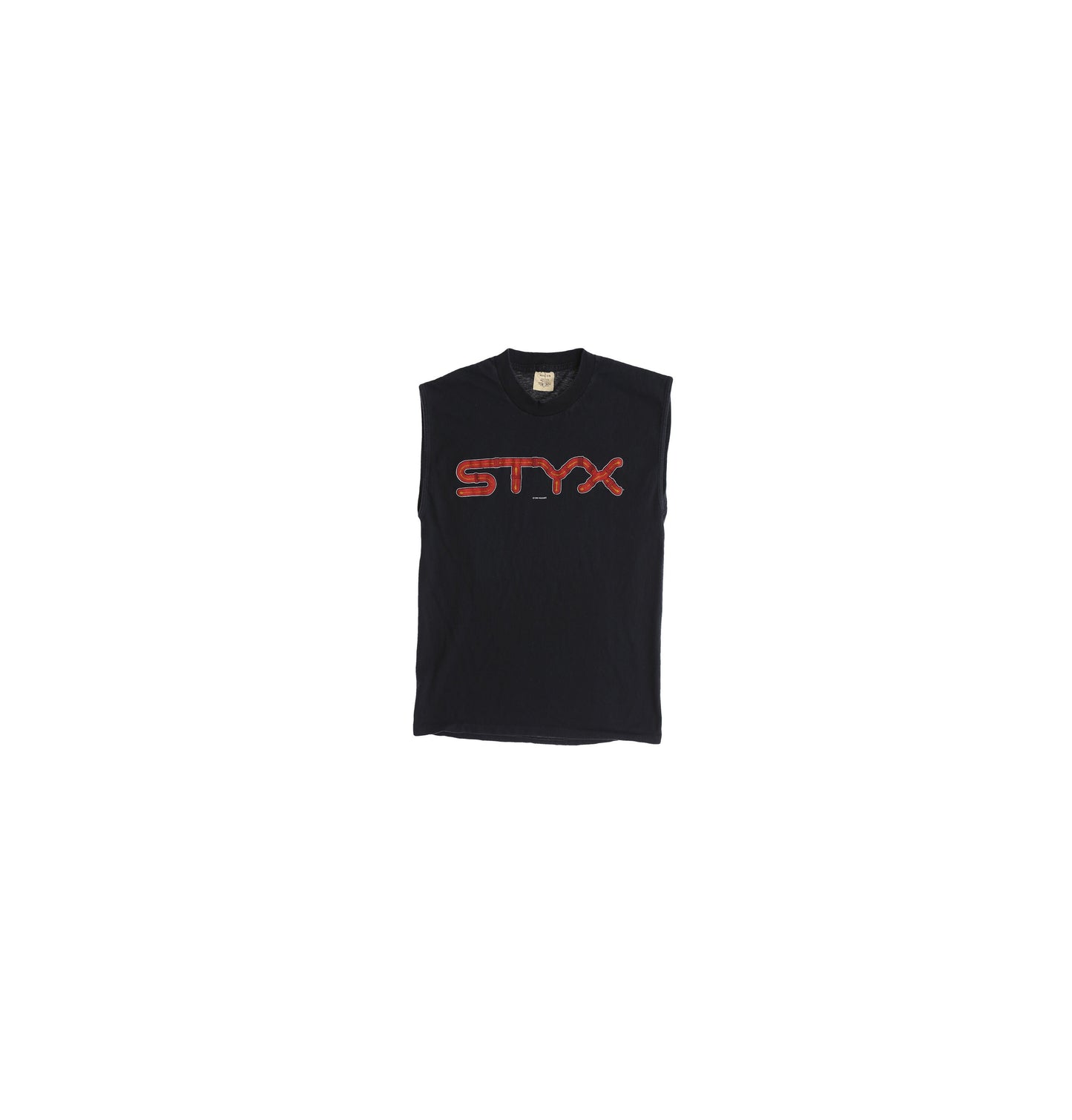 Styx 1983 Tour Kilroy Was Here - Black Sleeveless T-shirt