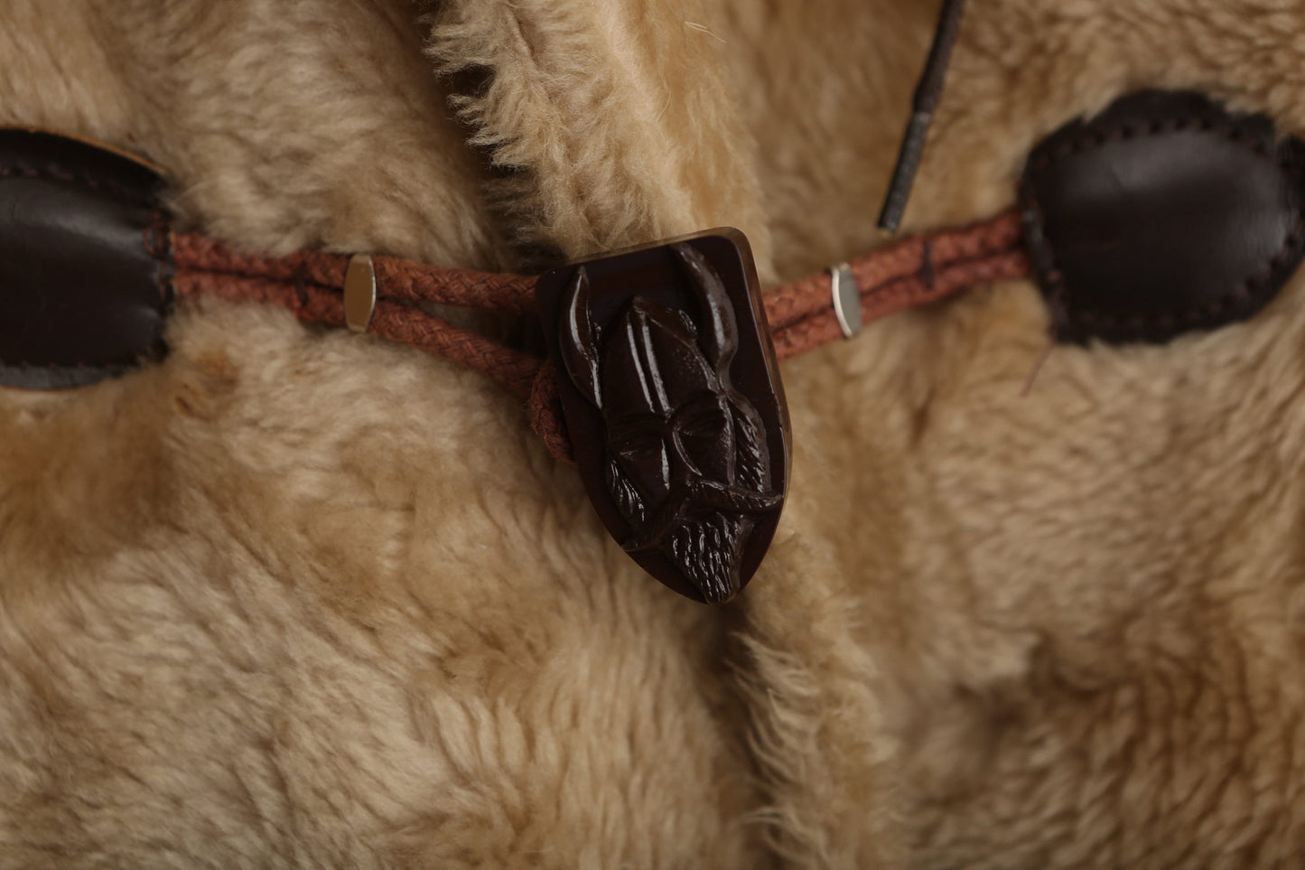 Vintage Faux Fur Hooded Coat - Era 1960's - 1970's