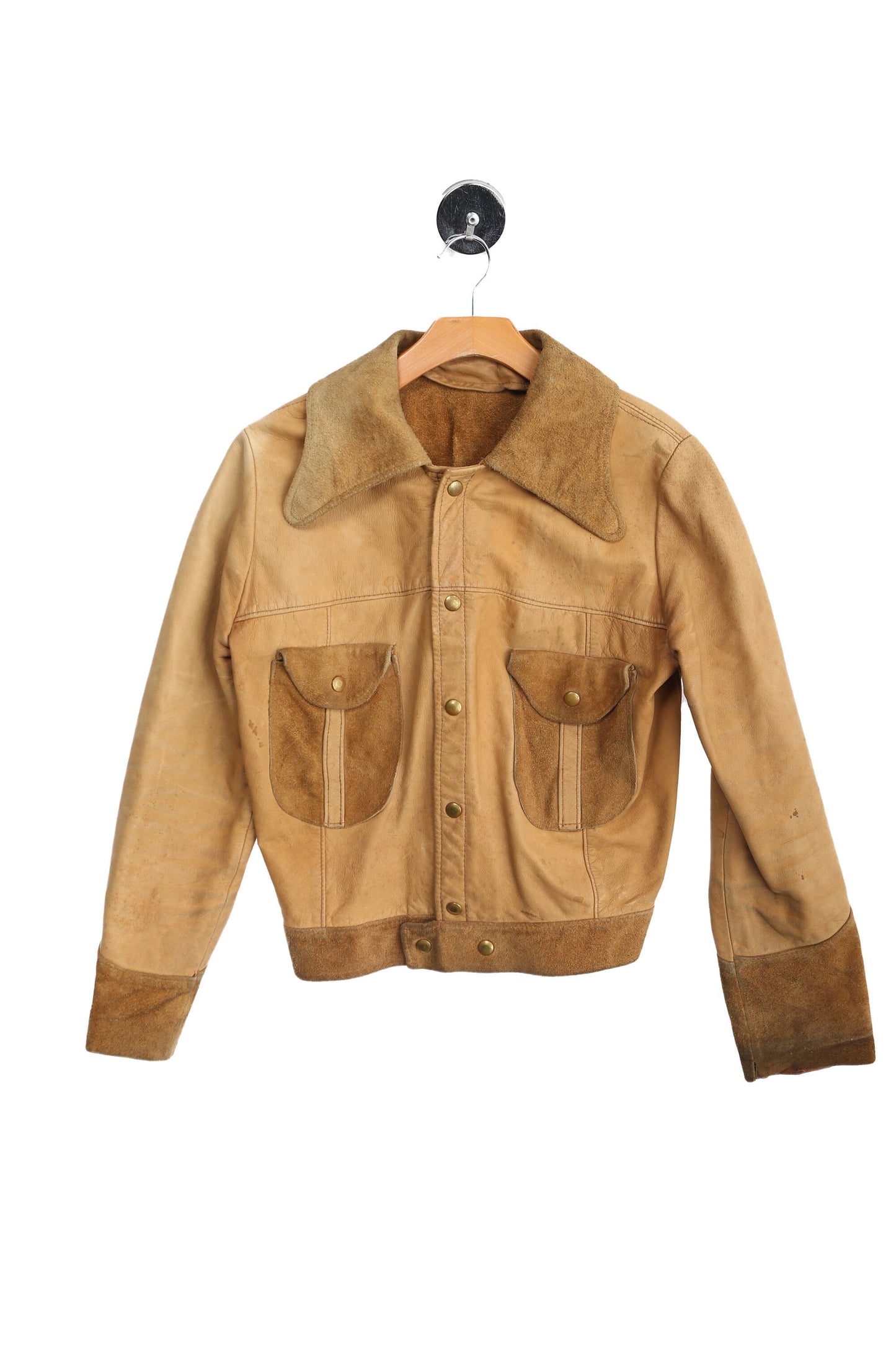 Vintage 1970's Men Leather Jacket