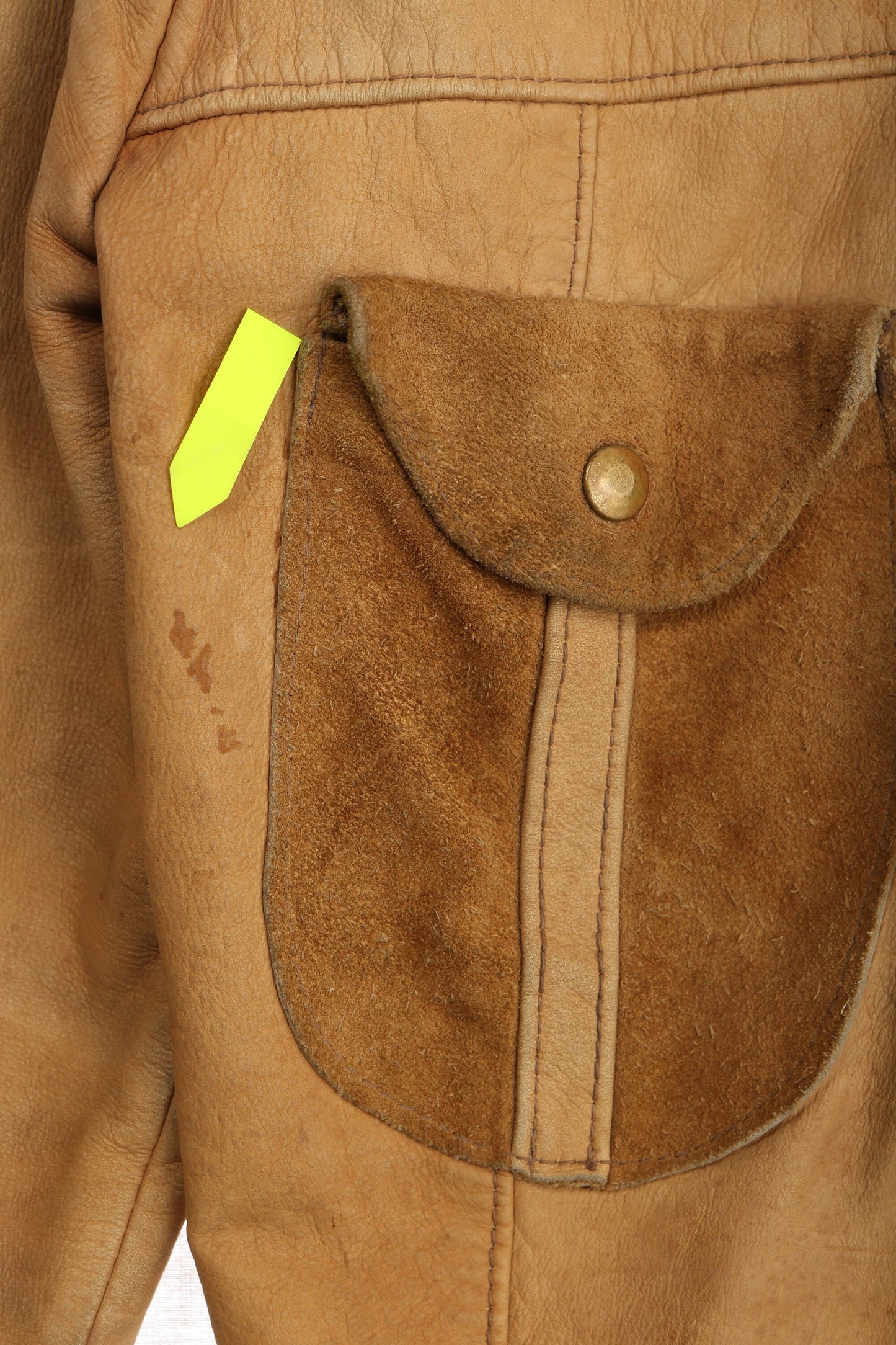 Vintage 1970's Men Leather Jacket