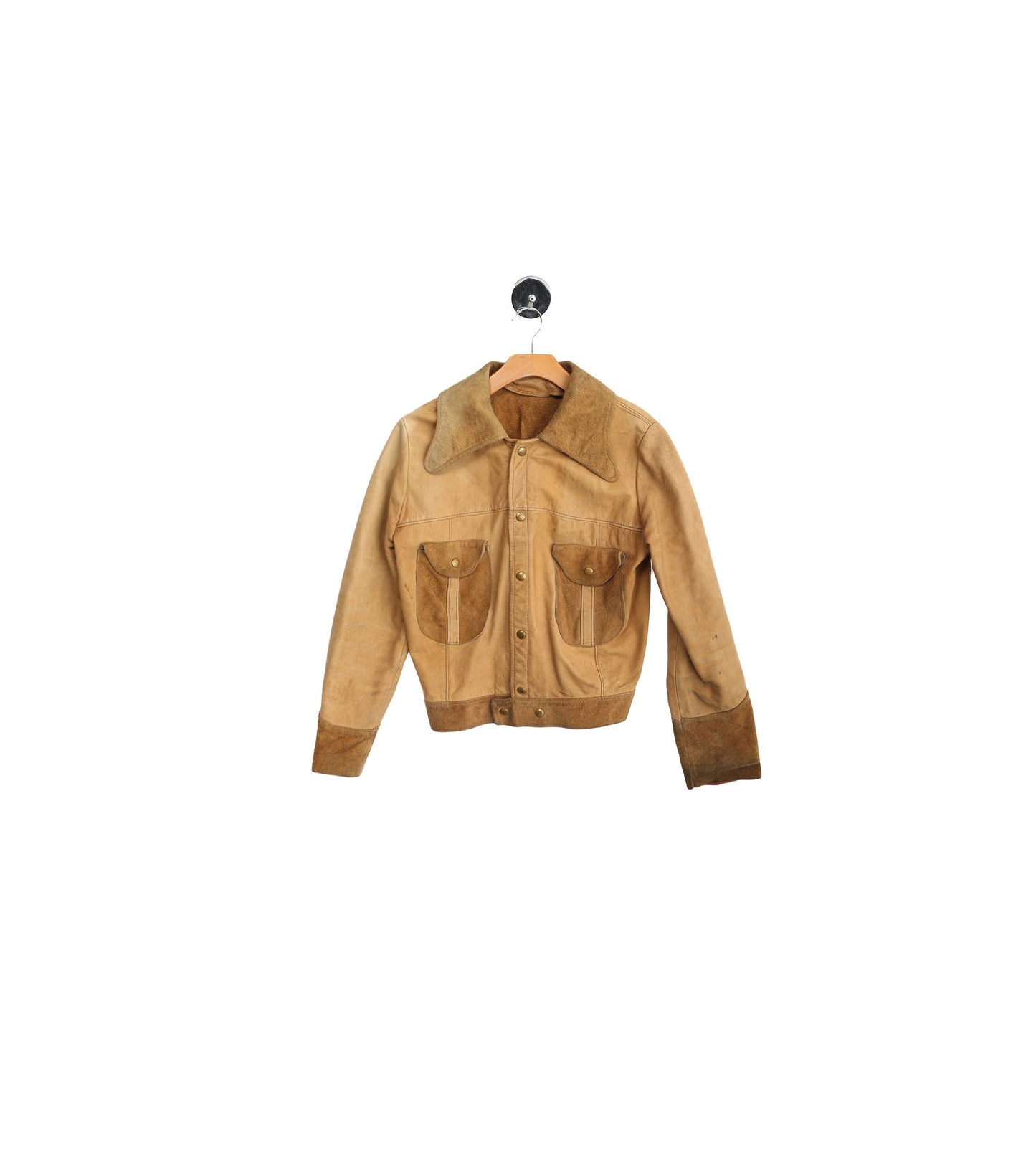 Vintage 1970's Men Leather Jacket