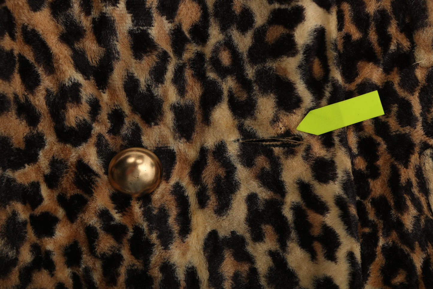 Vintage Women Leopard Print Coat - Era 1950's - 1960's