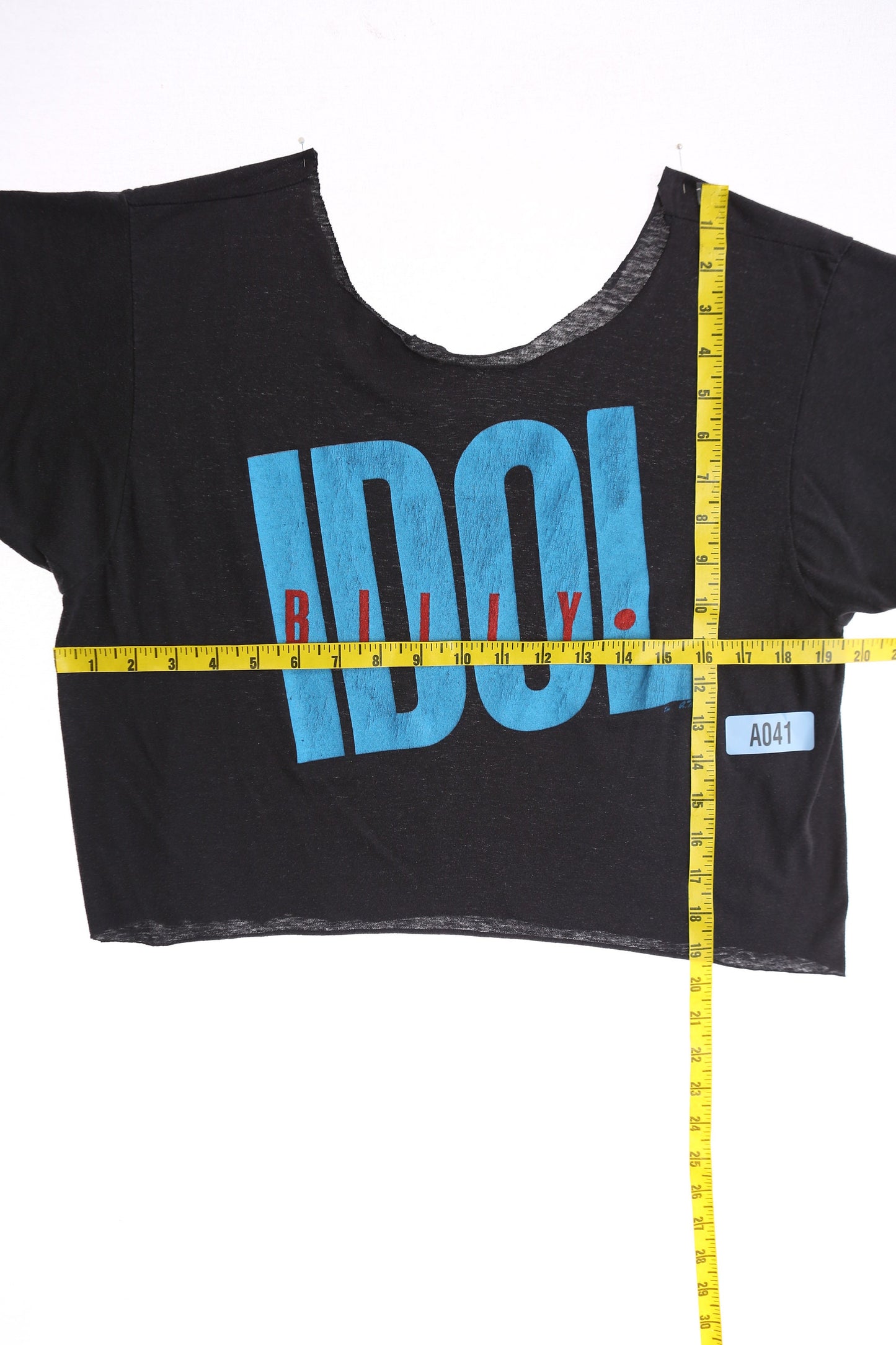 Billy Idol Vintage Cropped Graphic T-shirt