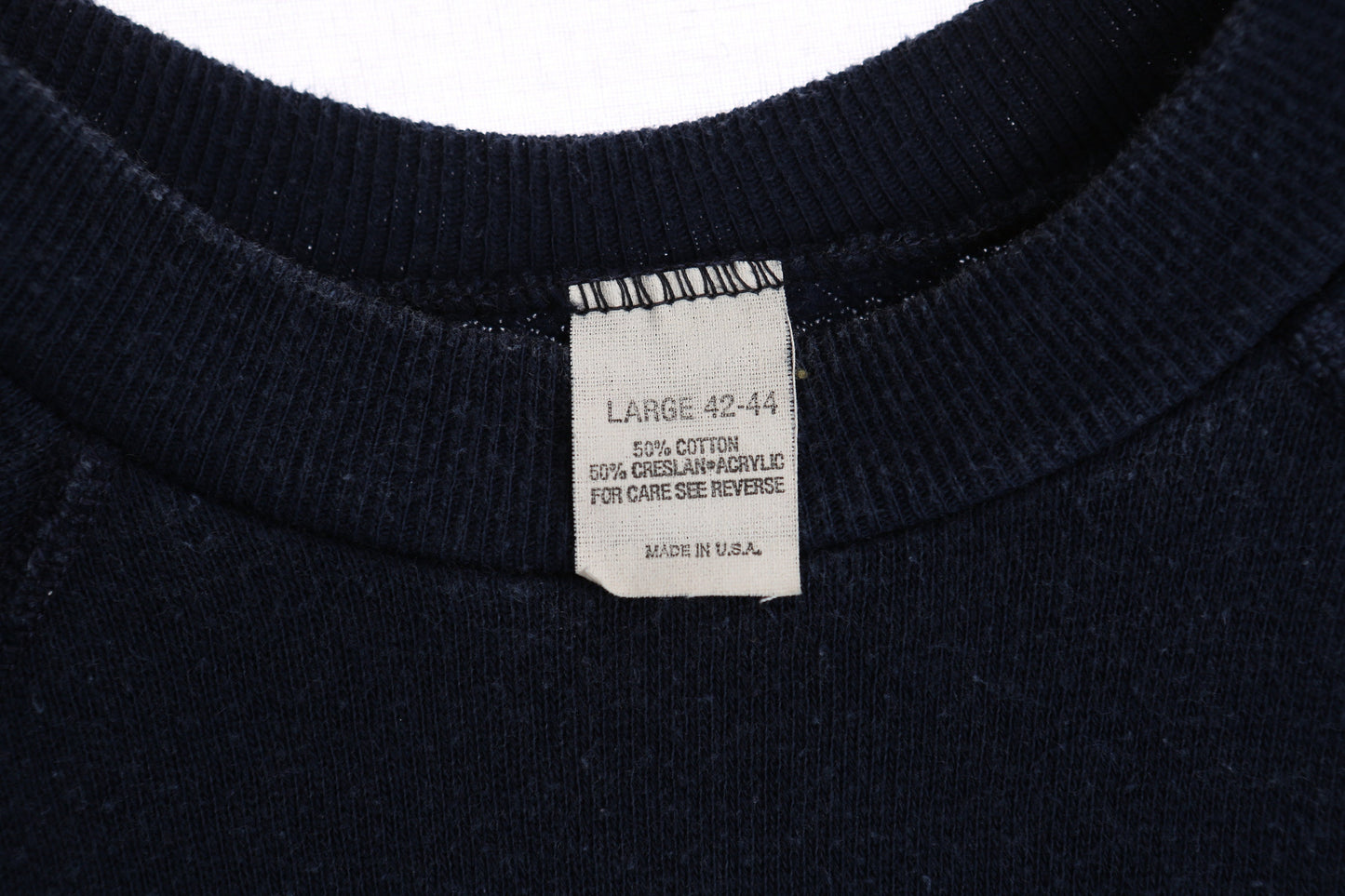 Vintage Blue Sweatshirt with Ecole Notre Dame Print