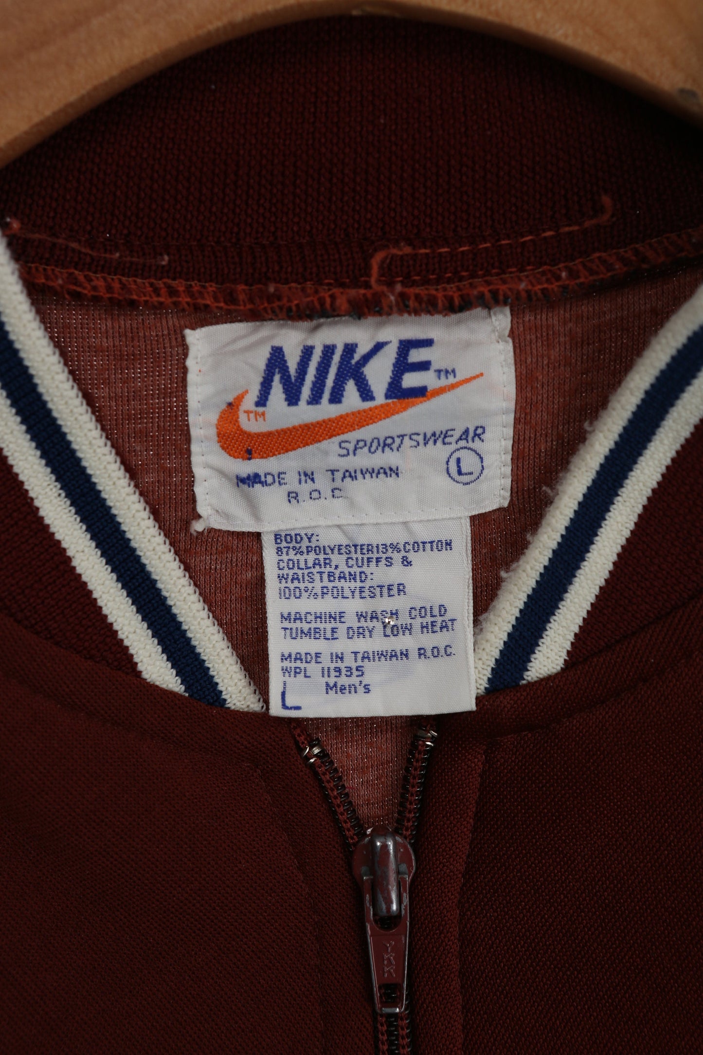 Vintage Nike Jogging Top Jacket - Made in Taiwan