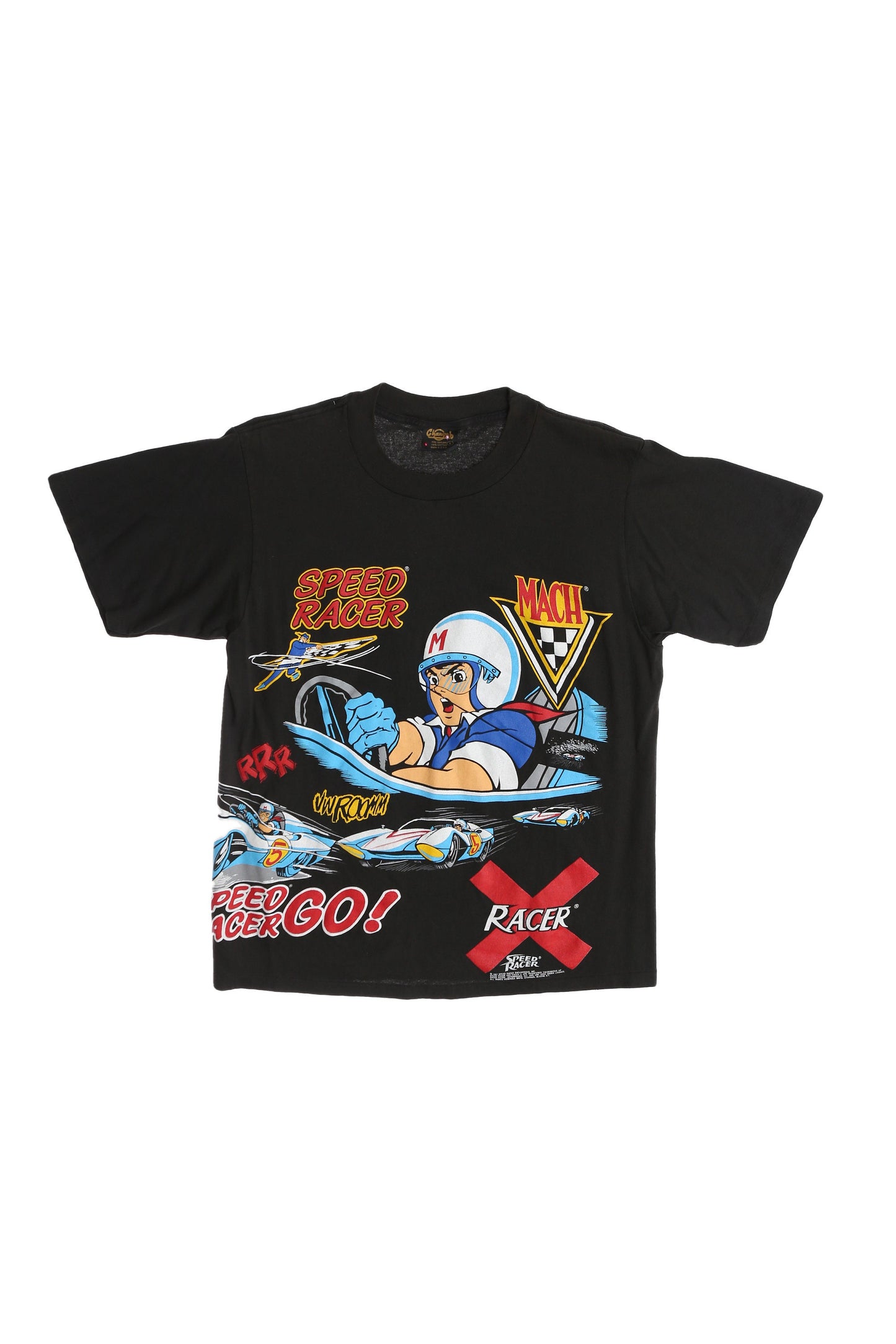 Vintage Speed Racer Graphic T-shirt - Changes T-shirt Label