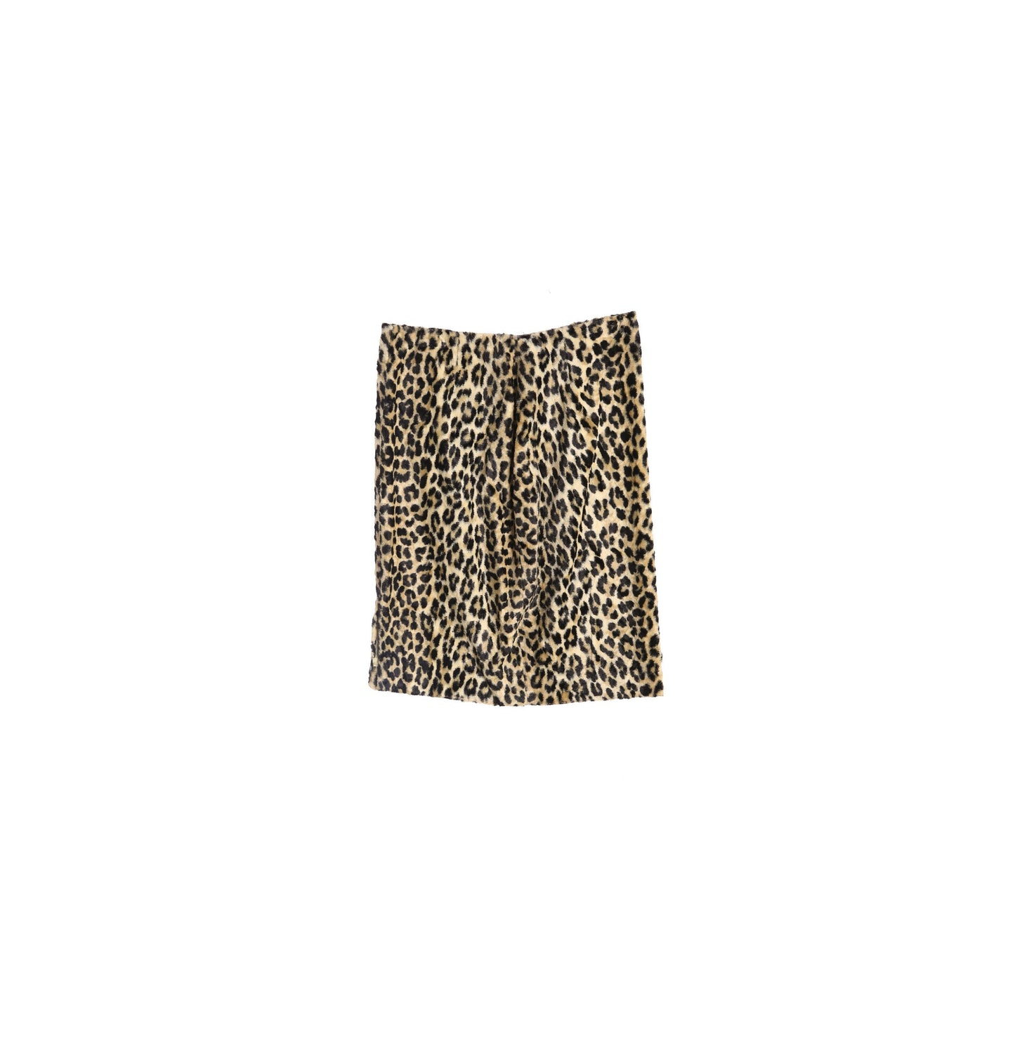 Vintage Women Leopard Print Pencil Skirt - Era 40's - 50's