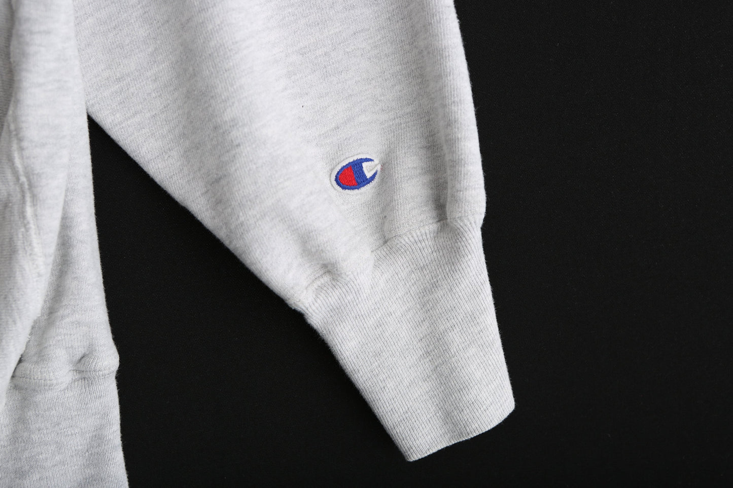 Vintage Champion crew Neck Gray Sweatshirt with Smith Print