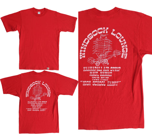 Vintage Crazy Shirt Red Graphic T-shirt - Windsock Lounge