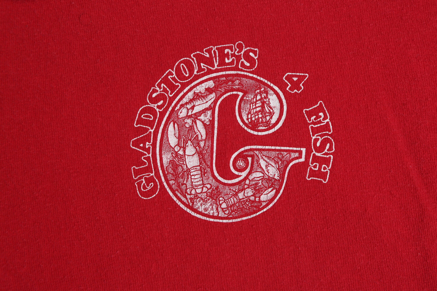 Gladstones's 4 Fish Red Graphic T-shirt