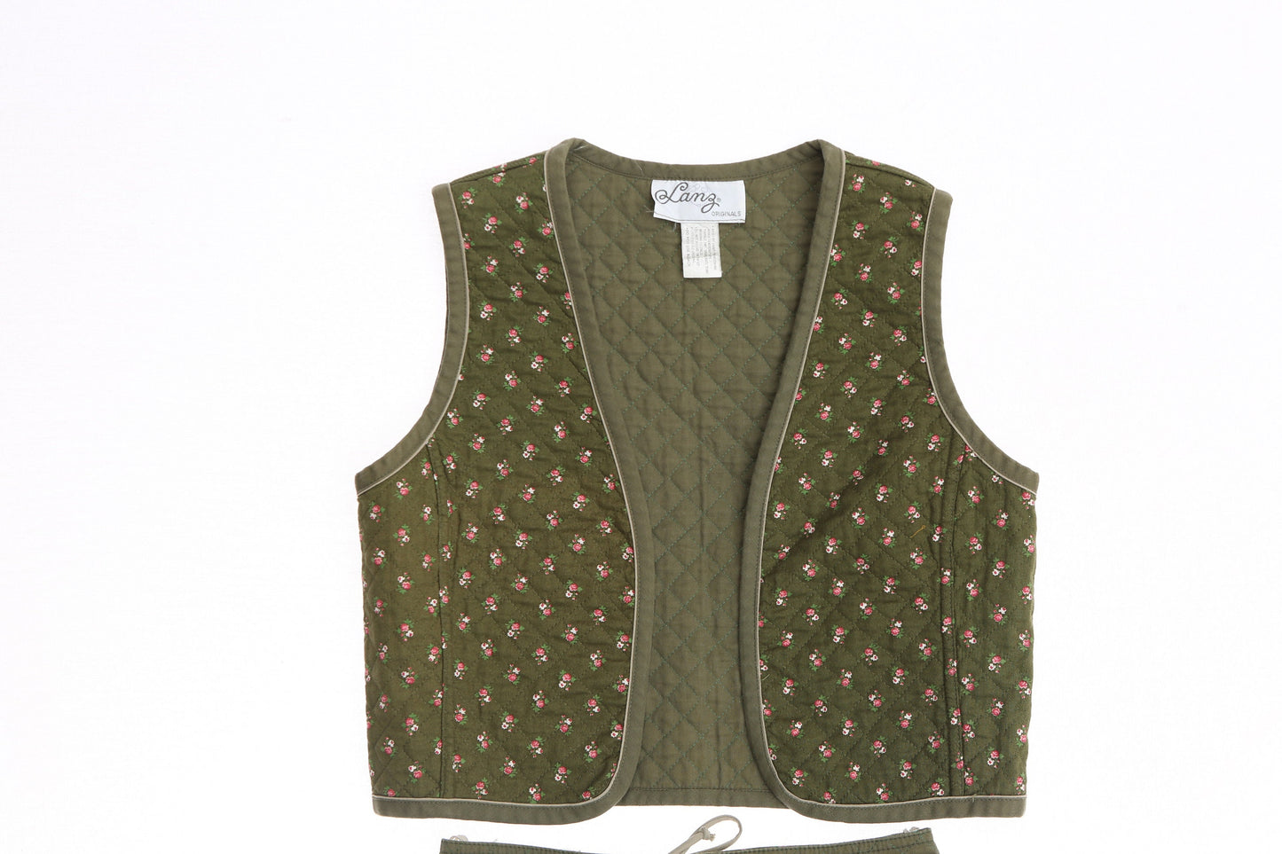 Vintage Women Flora Print Prairie Suit