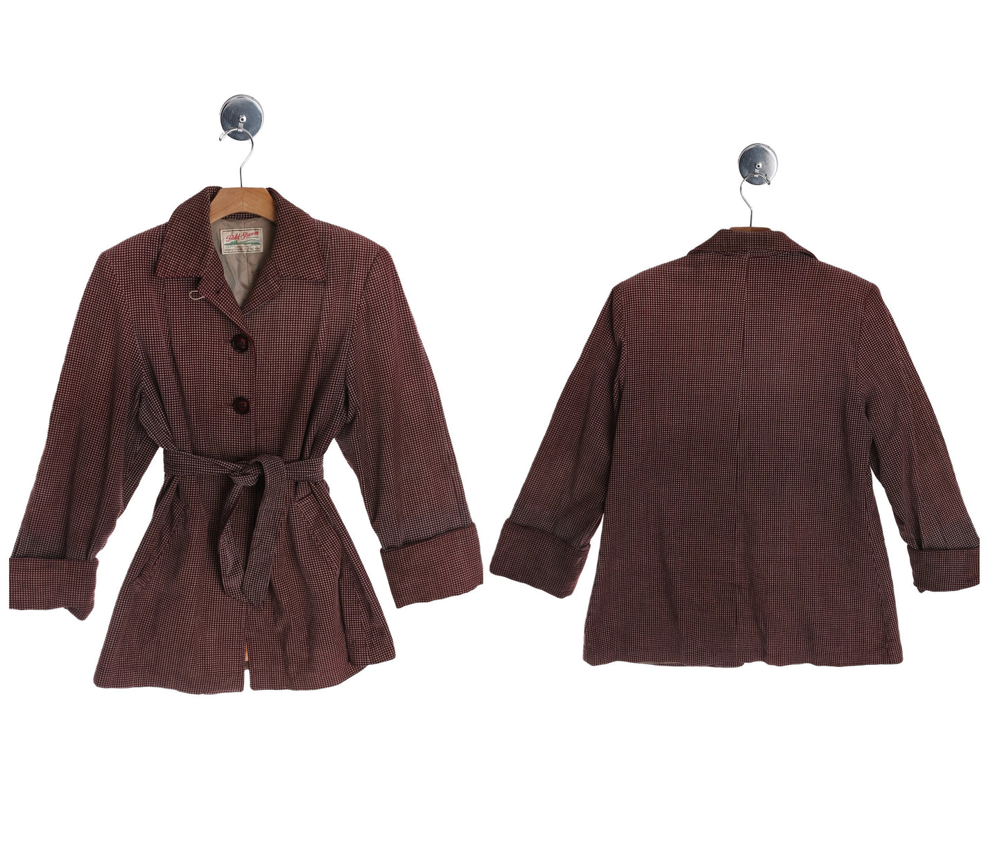 Vintage 1940's Women Casual Plaid Jacket by Field Stream