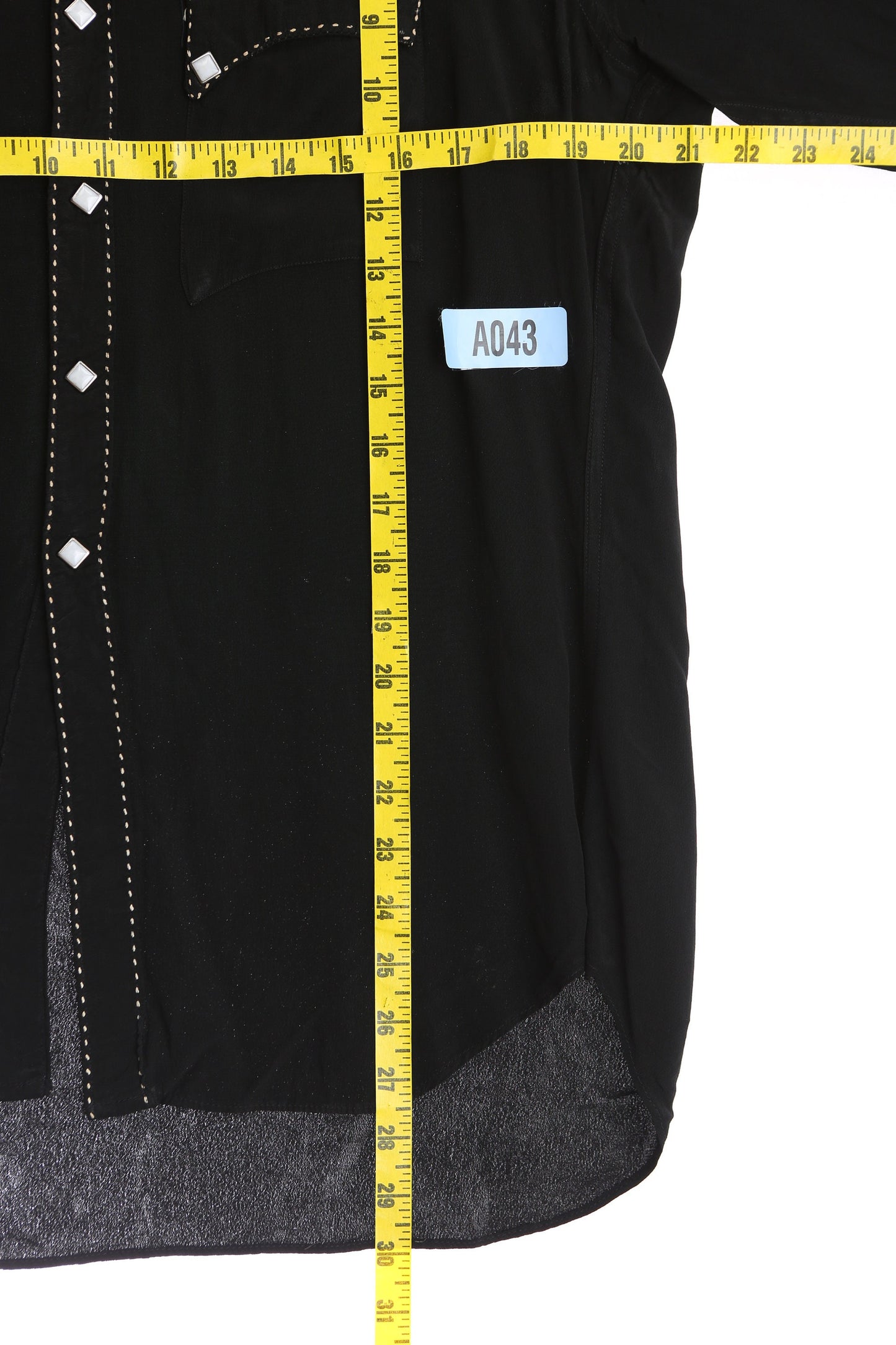 Vintage Men's Black Western Shirt by Rockmount Ranch Wear