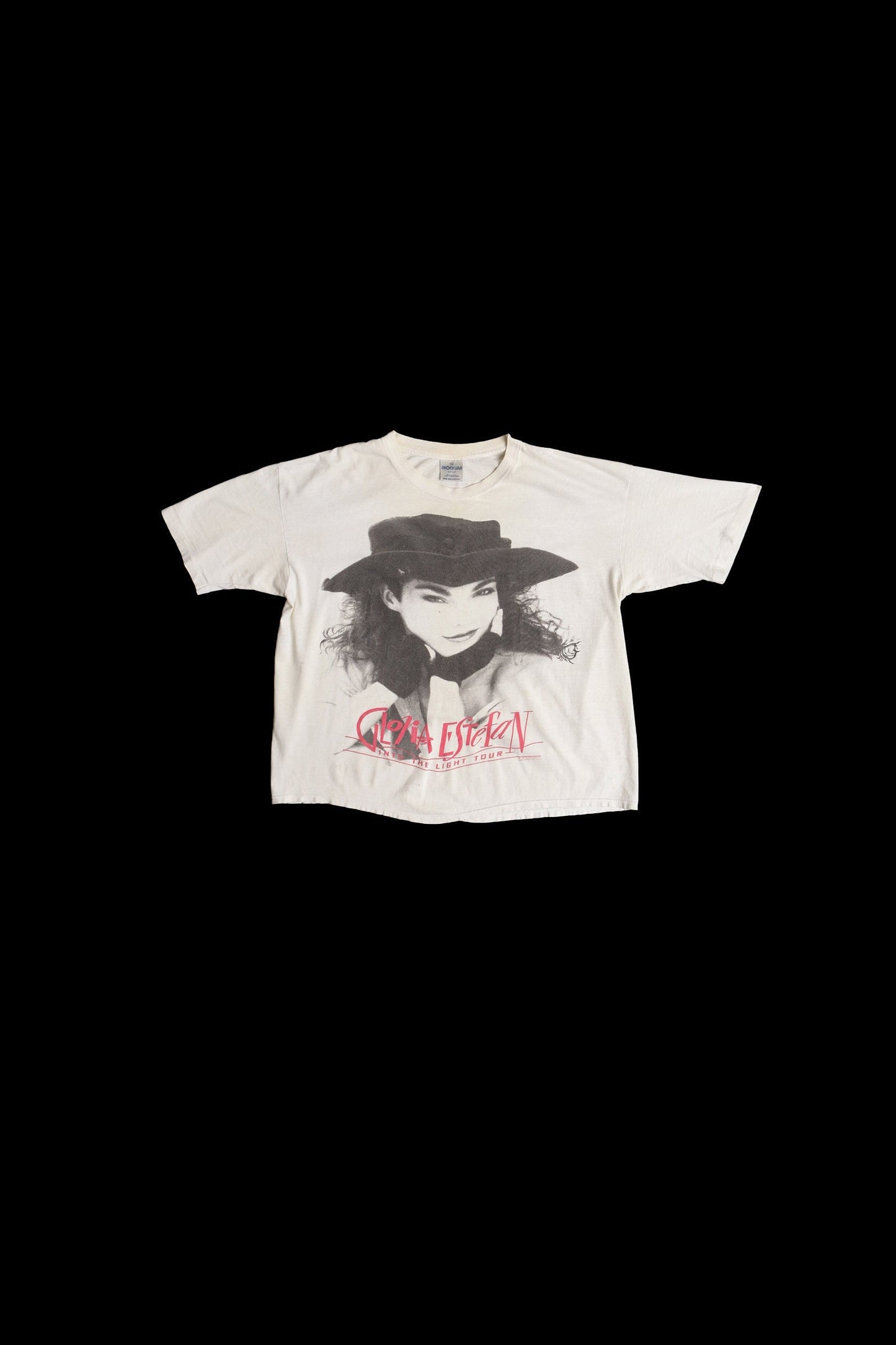 Gloria Estefan Into the Light Tour White Graphic T-shirt