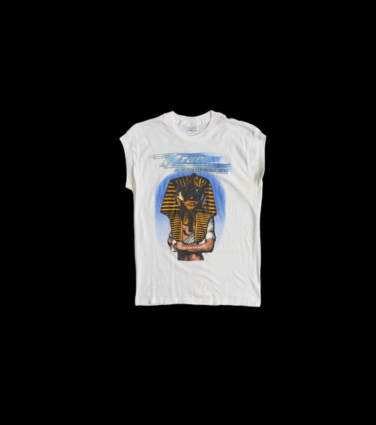 Vintage ZZ Top Afterburner Rock Graphic T-shirt - 1986 Afterburner Tour