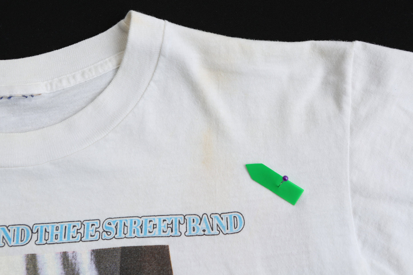 Vintage Bruce Springsteen White Graphic T-shirt