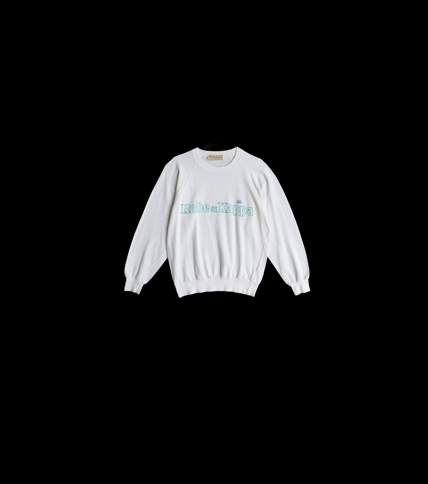 Robe Di Kappa Vintage White Sweatshirt - Made in Italy