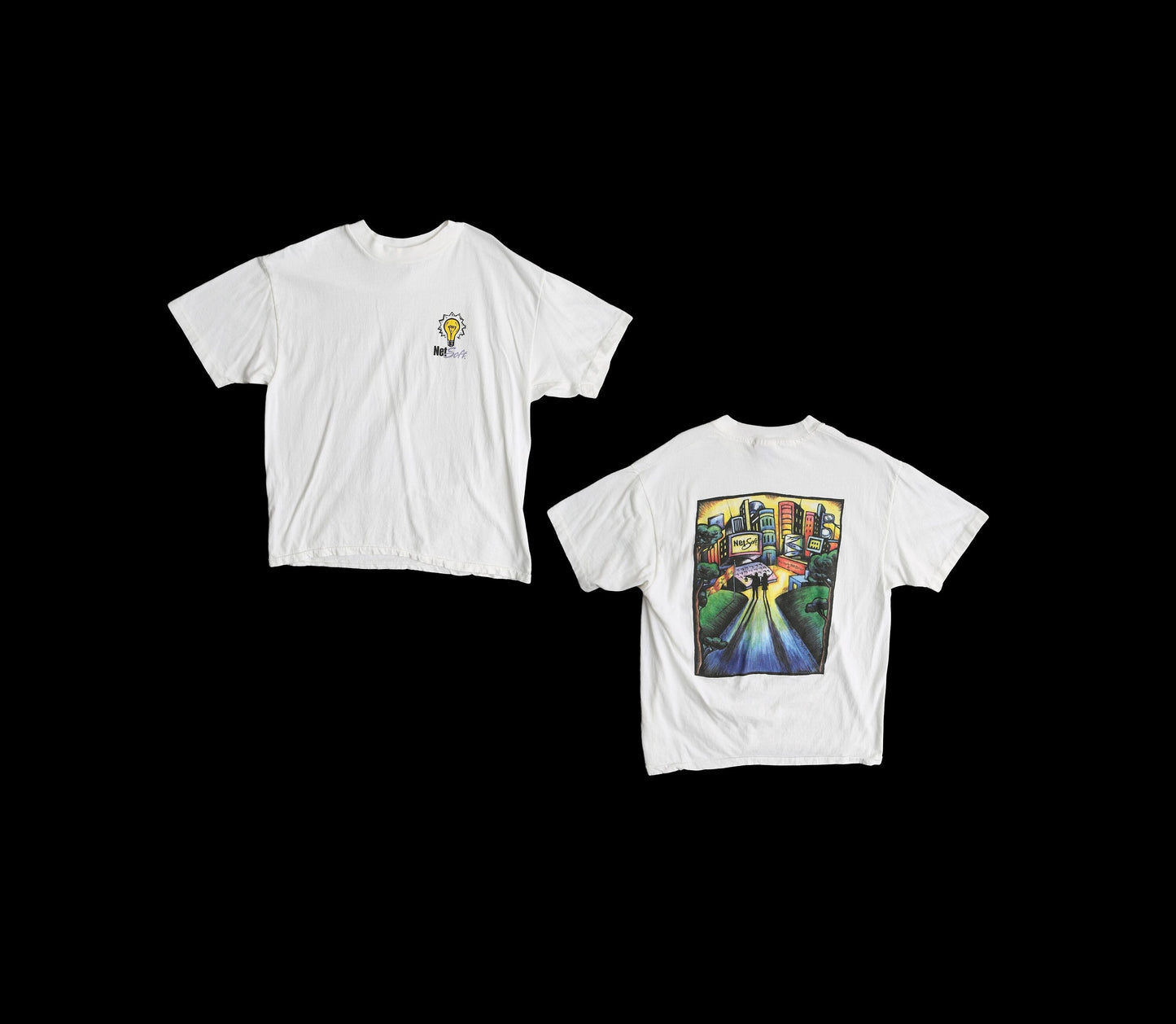 Vintage Net Soft Graphic T-shirt