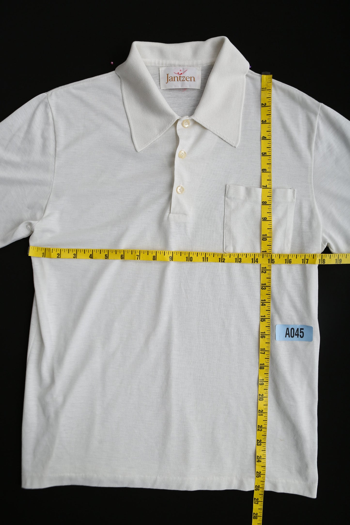 Vintage Polo Shirt by Jantzen - Era 1970's - 1980's