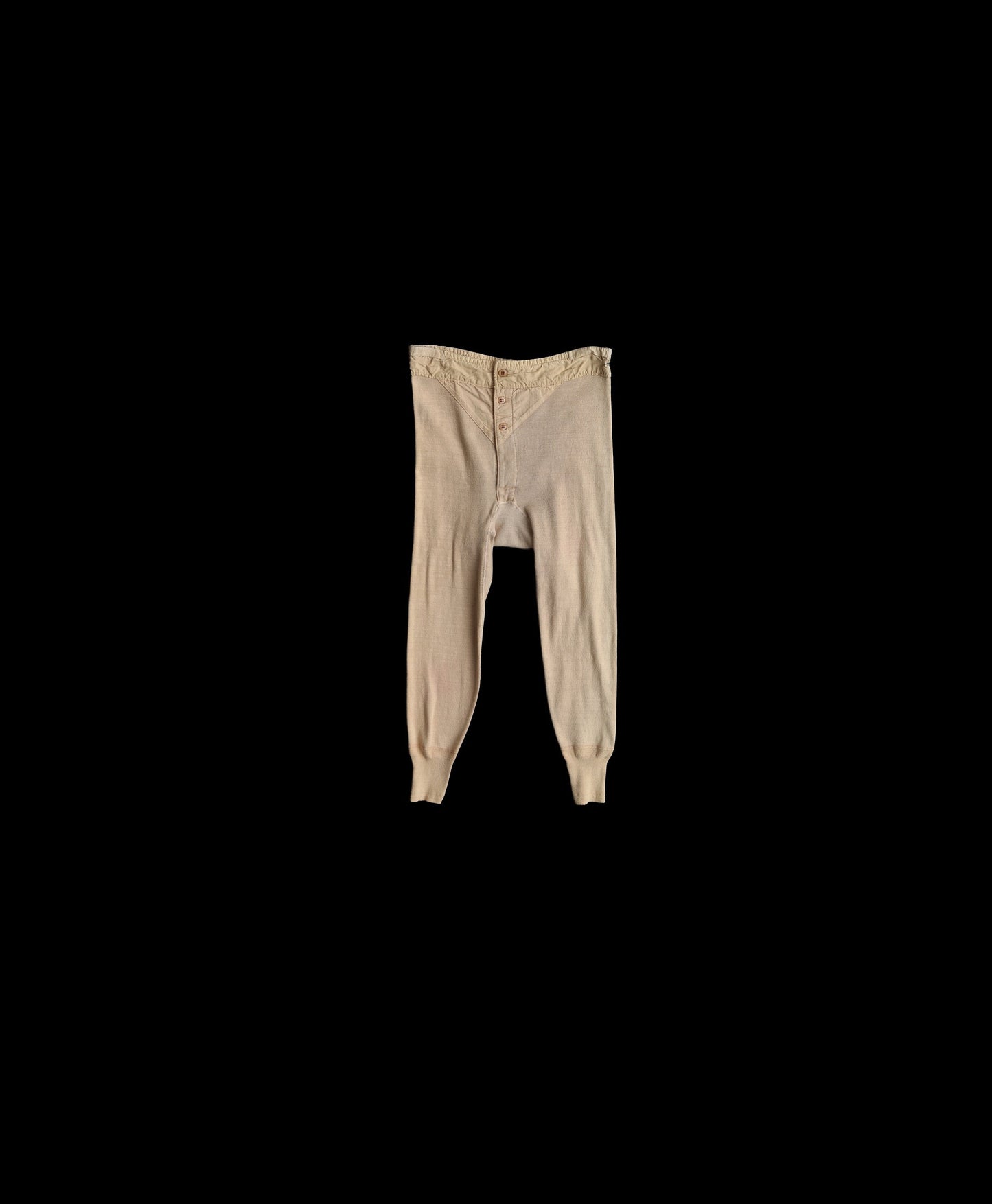 Vintage Men's Thermal Pants by Hanes - Era 1960's - 1970's