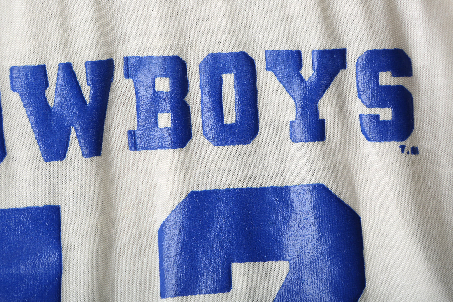 Vintage Cowboys Football White Jersey