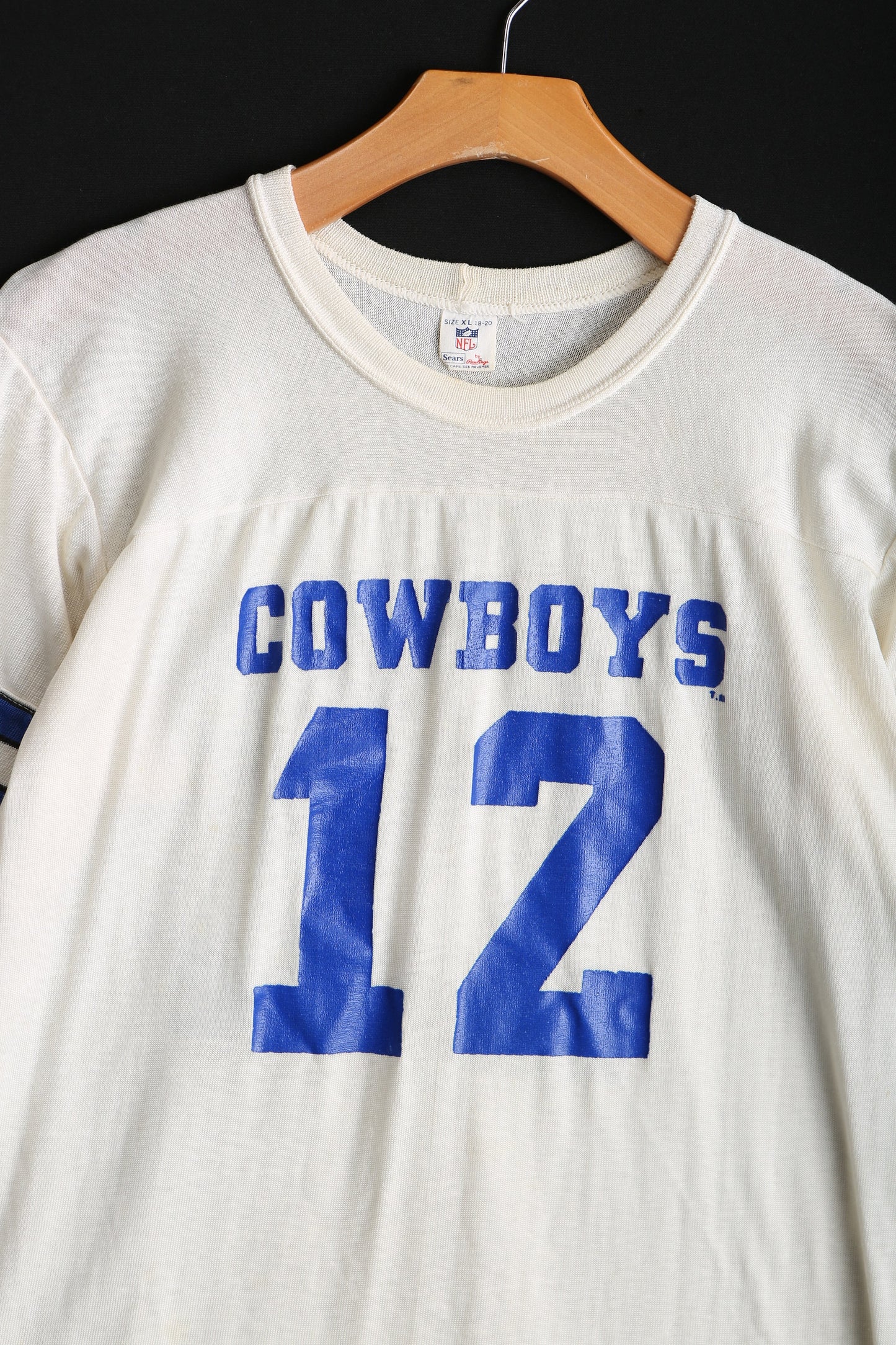 Vintage Cowboys Football White Jersey