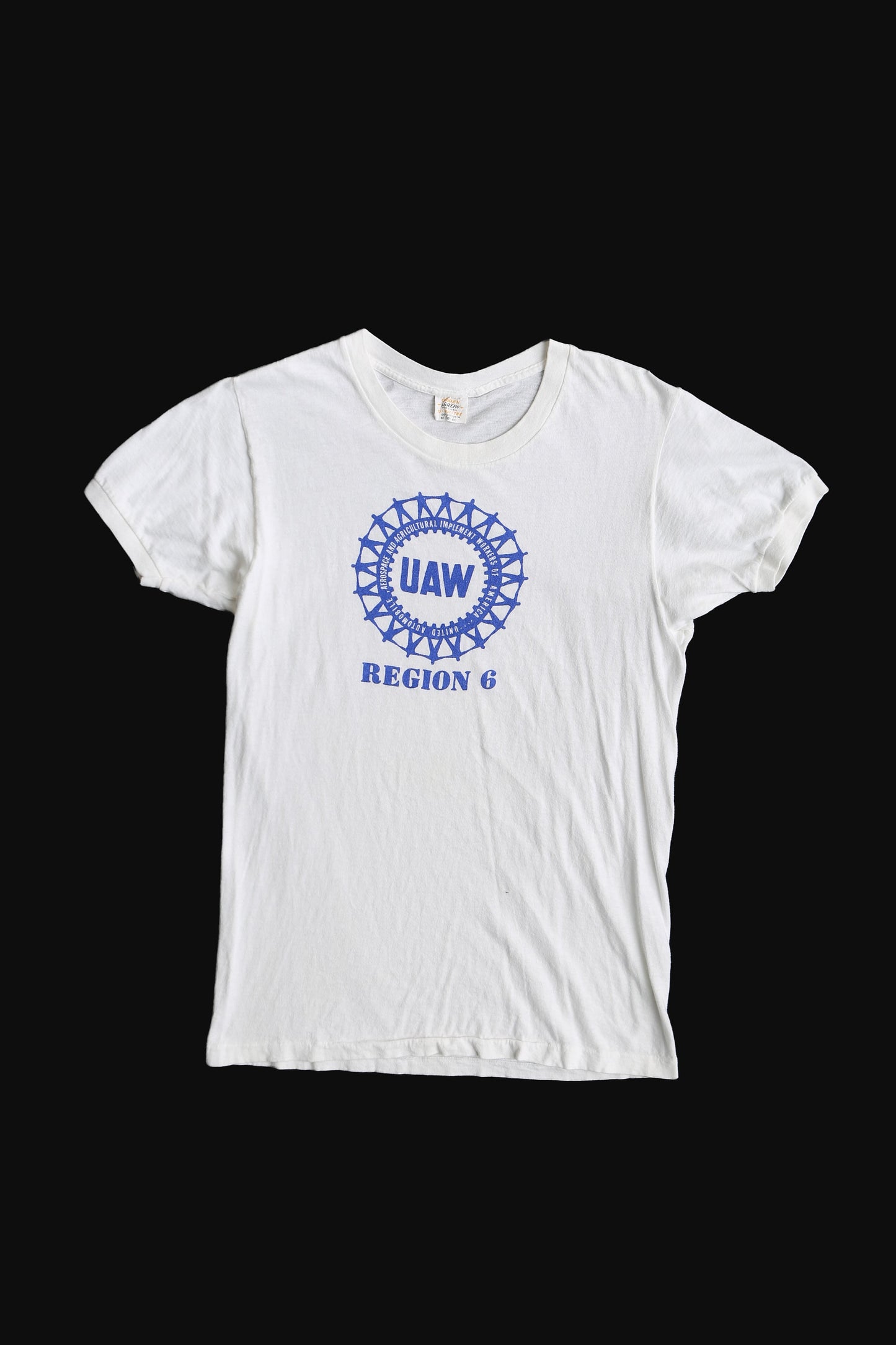 Vintage UAW Regio 6 Graphic T-shirt - Era 1960's - 1970's