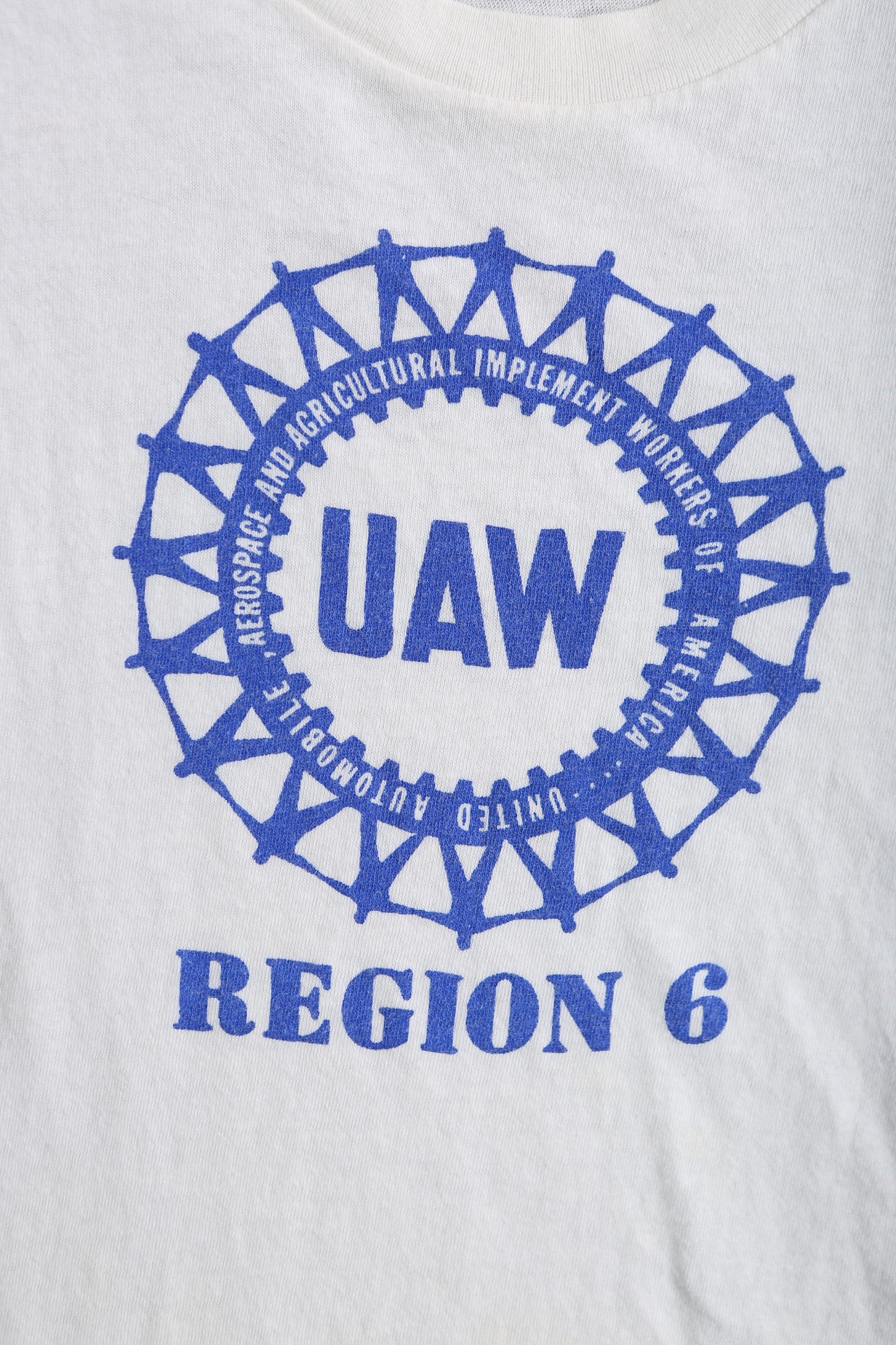 Vintage UAW Regio 6 Graphic T-shirt - Era 1960's - 1970's