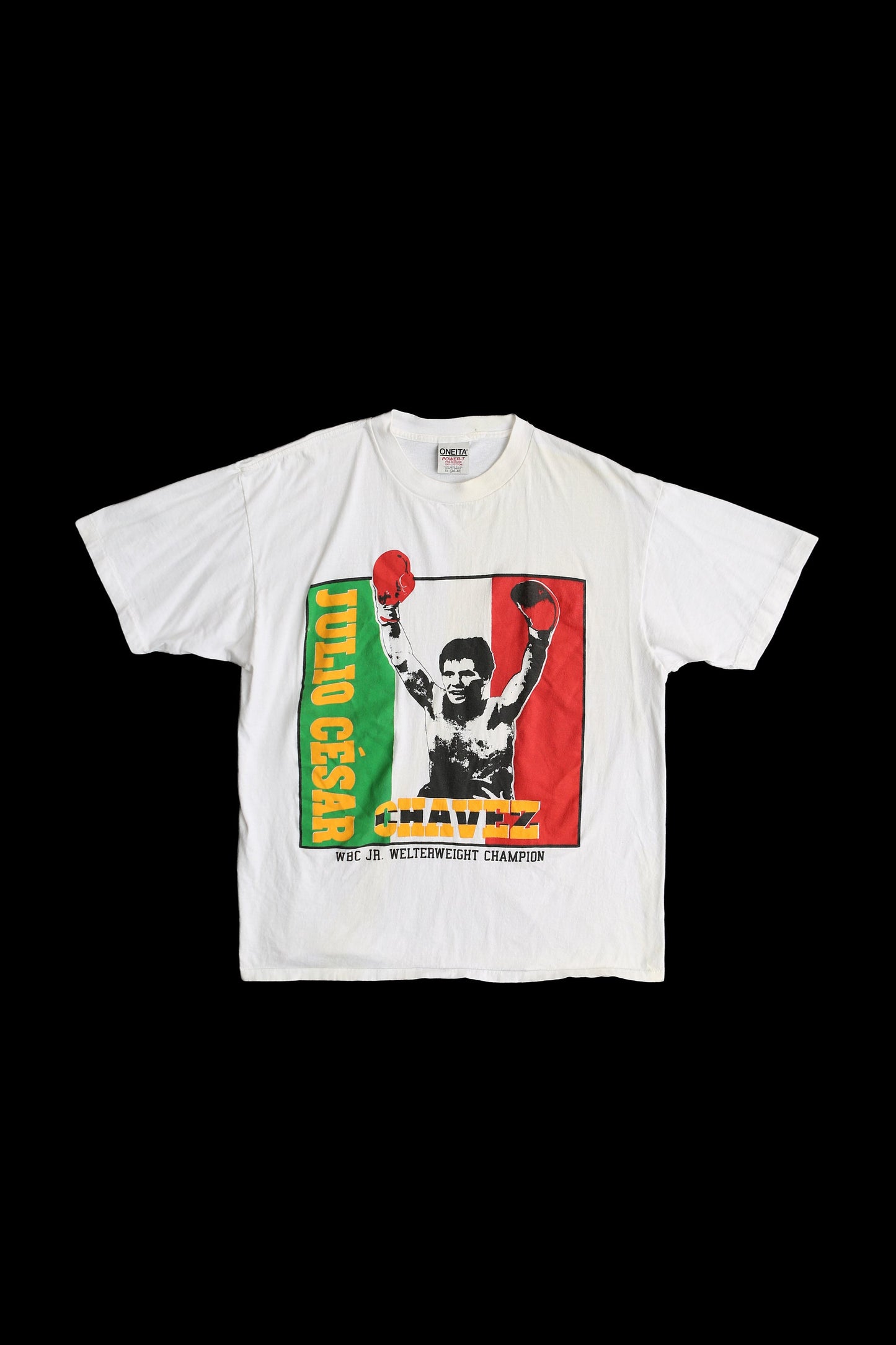 Vintage Julio Cesar Chavez Boxing Graphic T-shirt - WBC Jr. Welterweight Champion