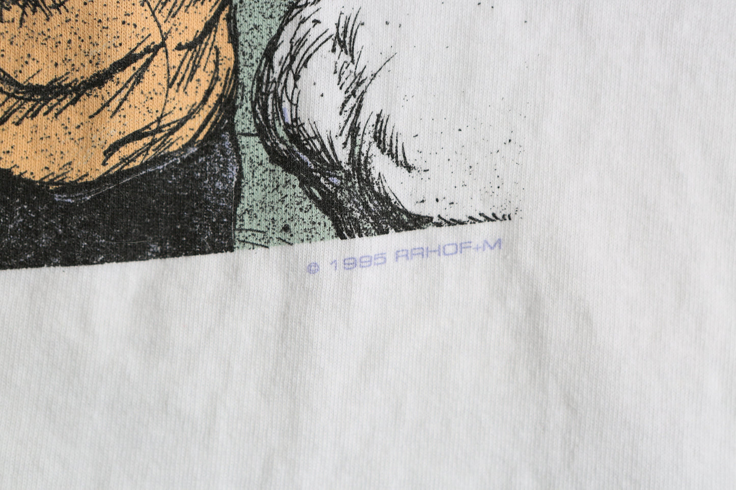 Vintage Inspirational Art White Graphic T-shirt - The Concert for The Hall of Fame