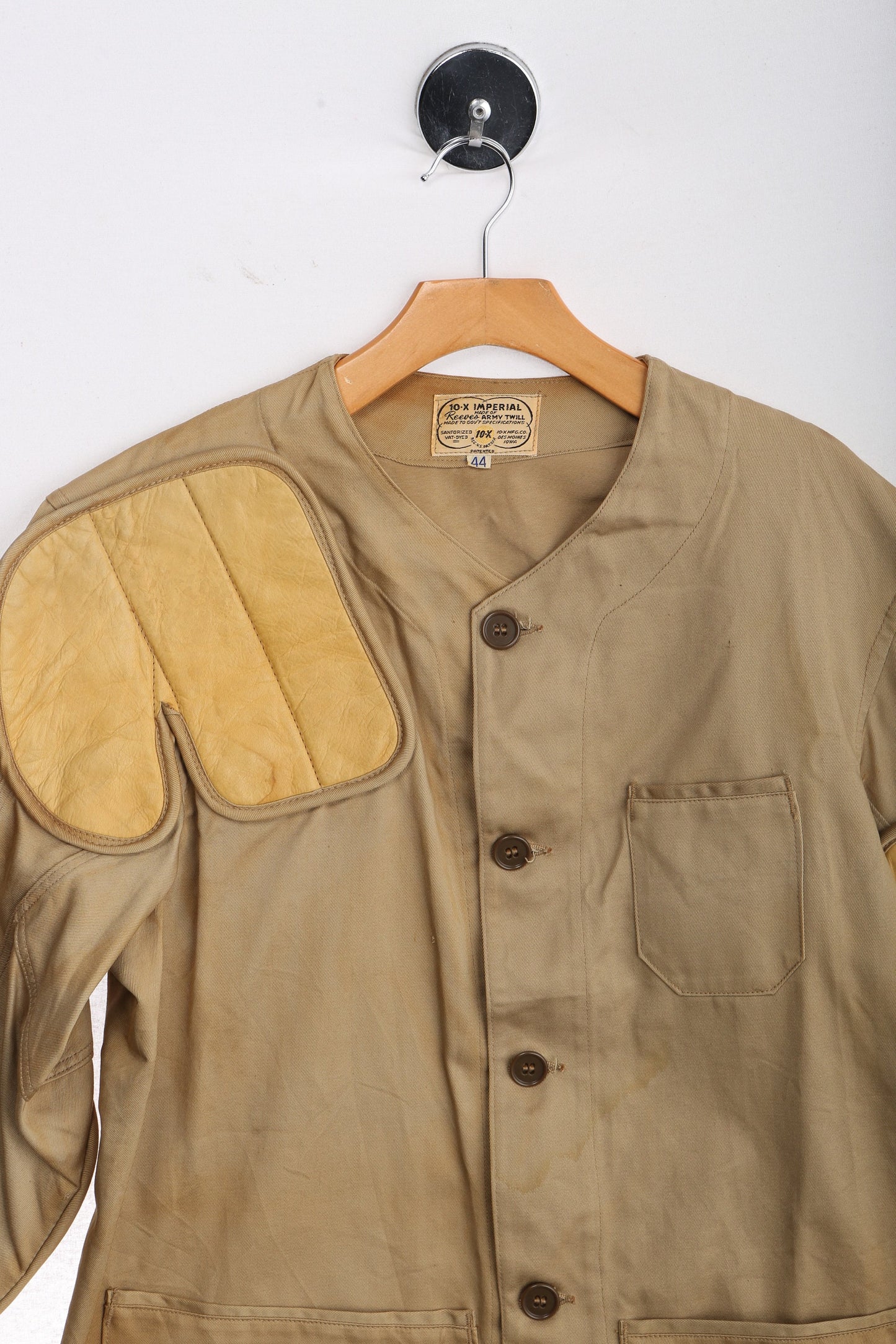 Vintage Men's Hunting Jacket by 10-X Imperial Made of Reeves