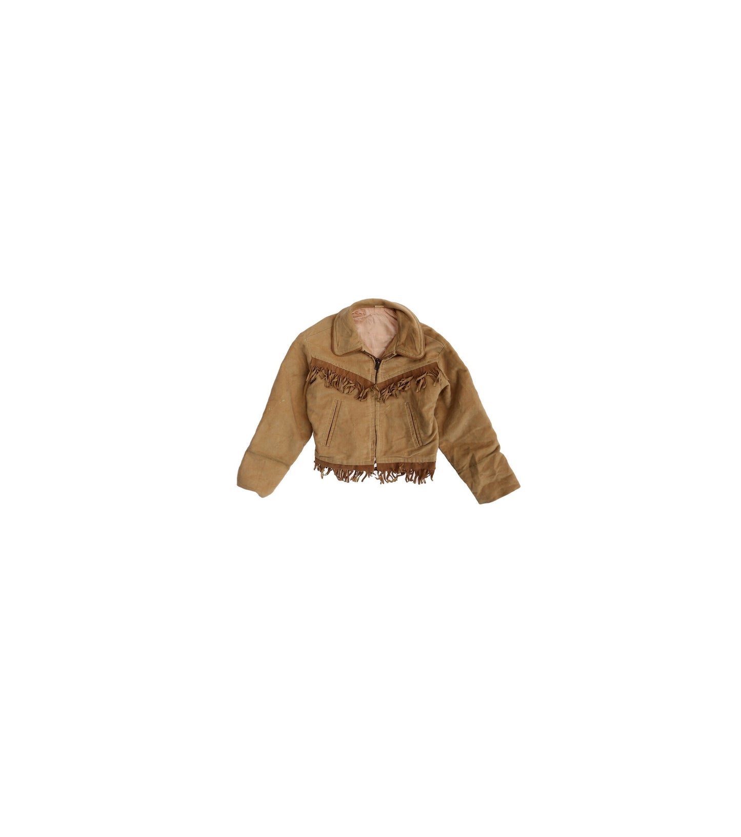 Vintage Kids Fringed Western Jacket / Era 1960's -1970's