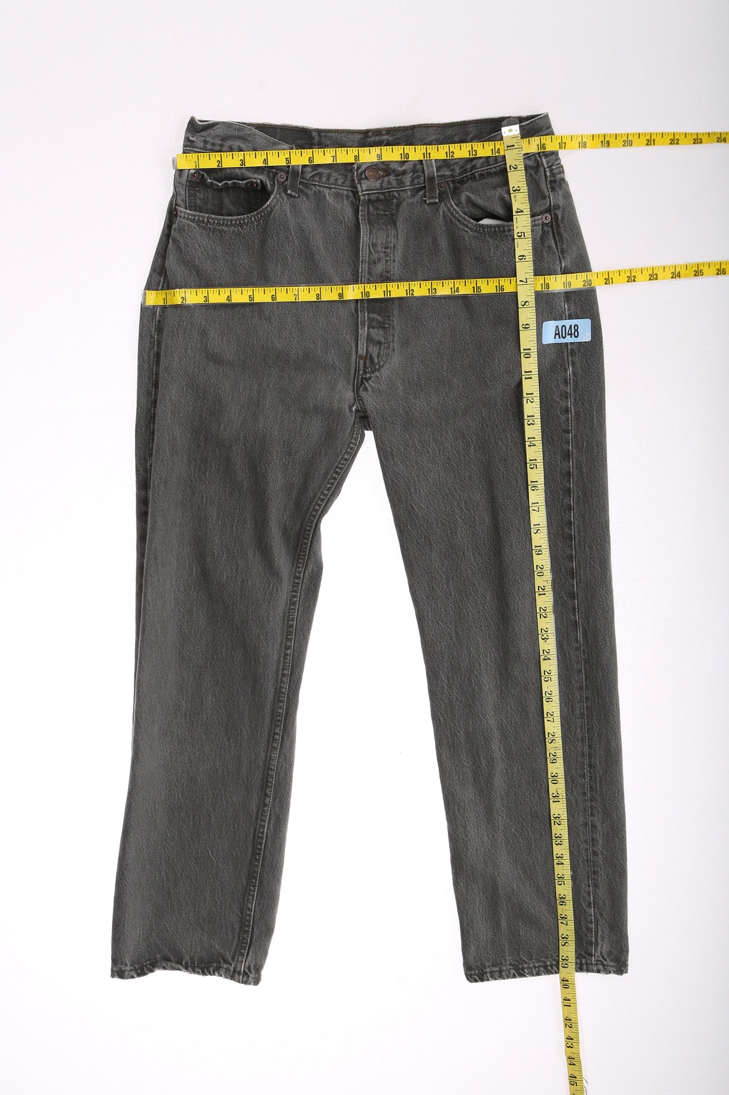 Vintage 501 Black Levi's Denim Pants / Made in USA / WPL 423 / Era 1990's - Y2K