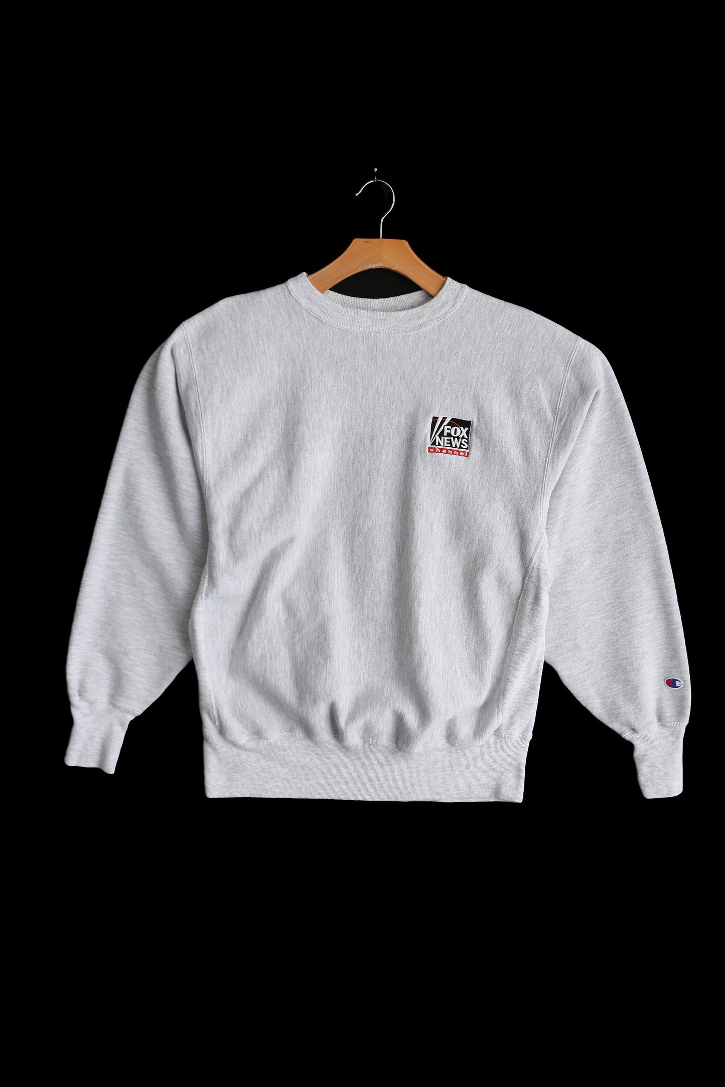 Vintage Champion Sweatshirt with Fox News Embroidered Logo