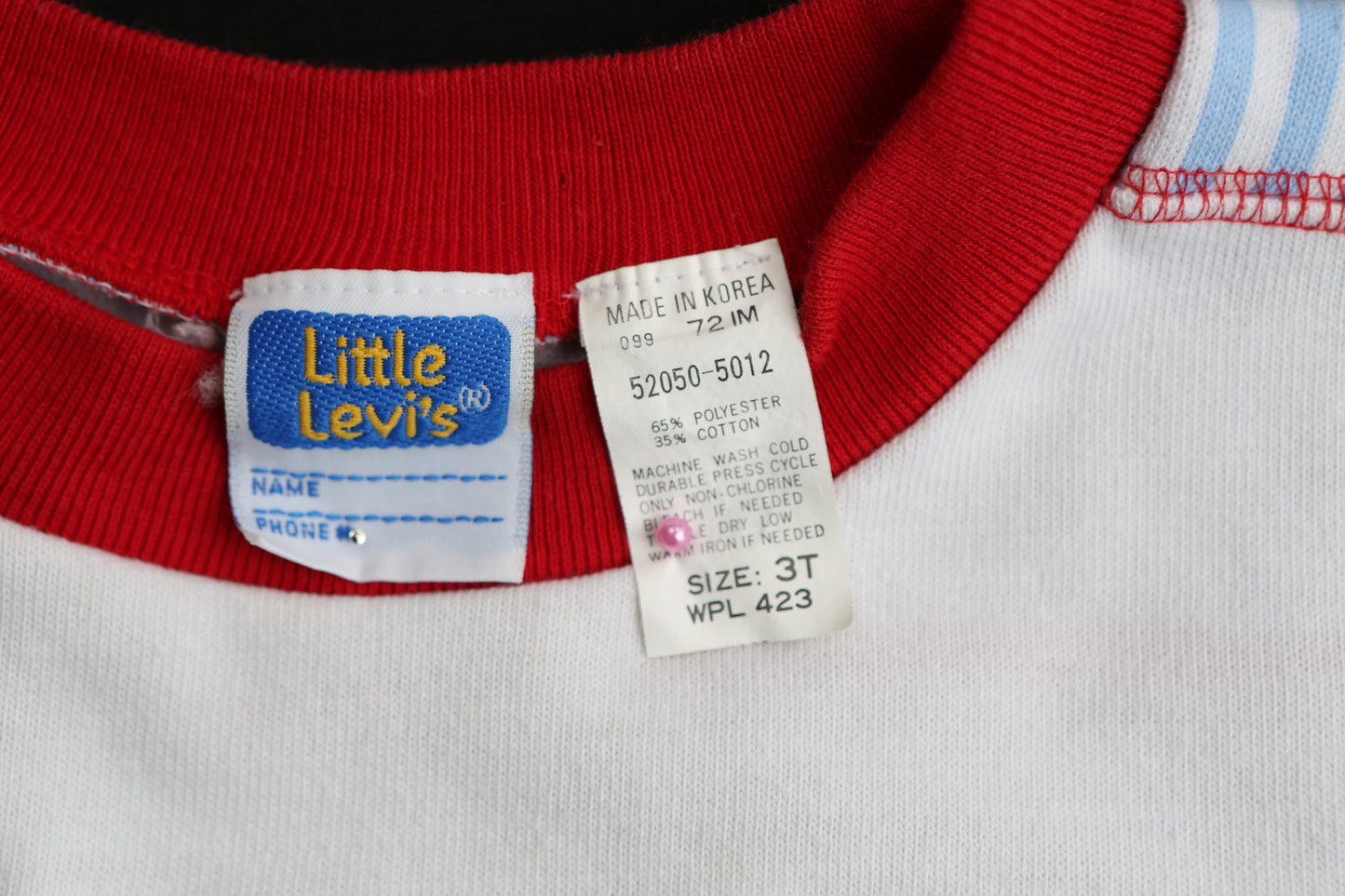 Vintage Kids Levi's Graphic T-shirt - Country Club Challenge Print