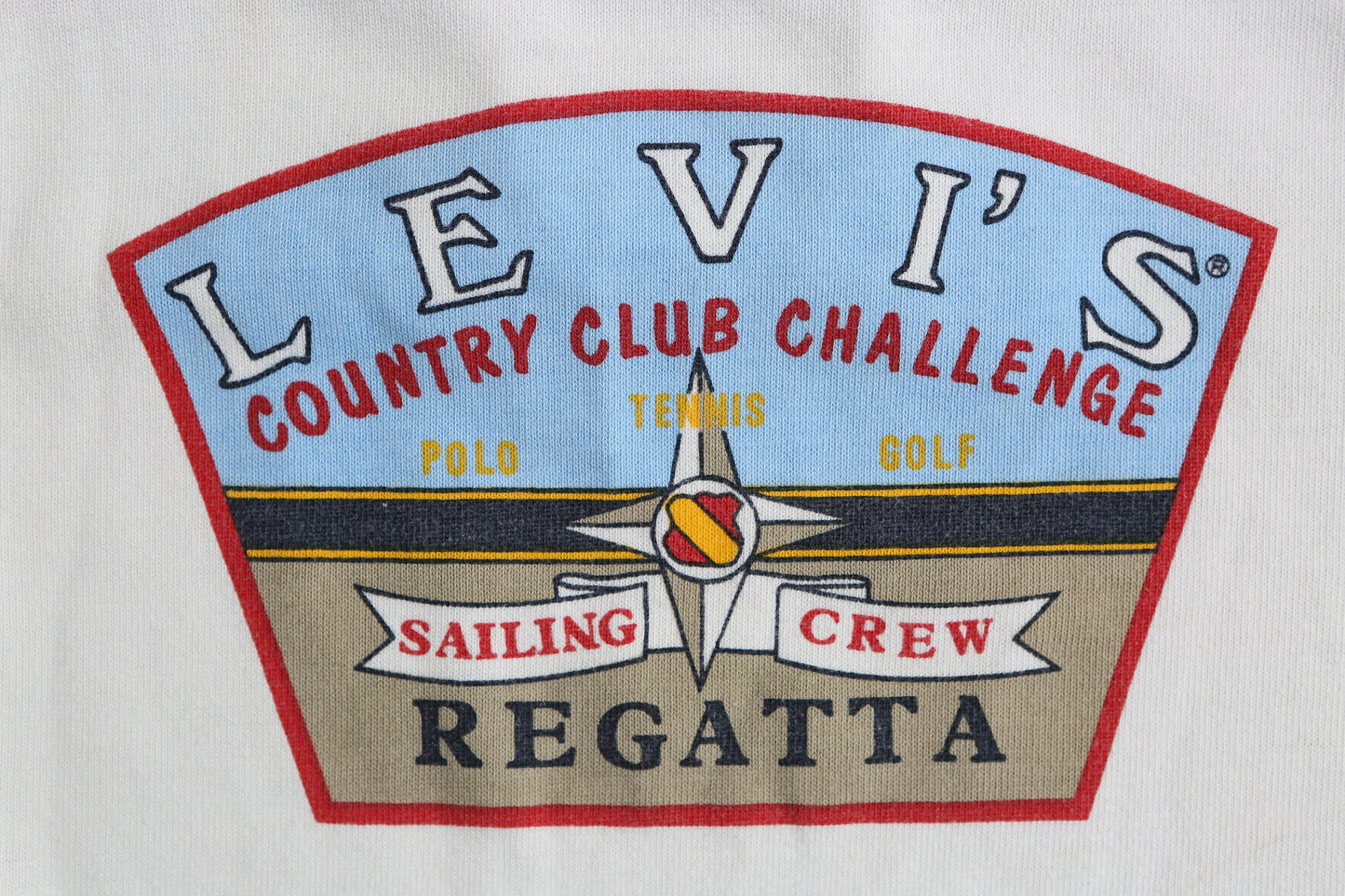 Vintage Kids Levi's Graphic T-shirt - Country Club Challenge Print