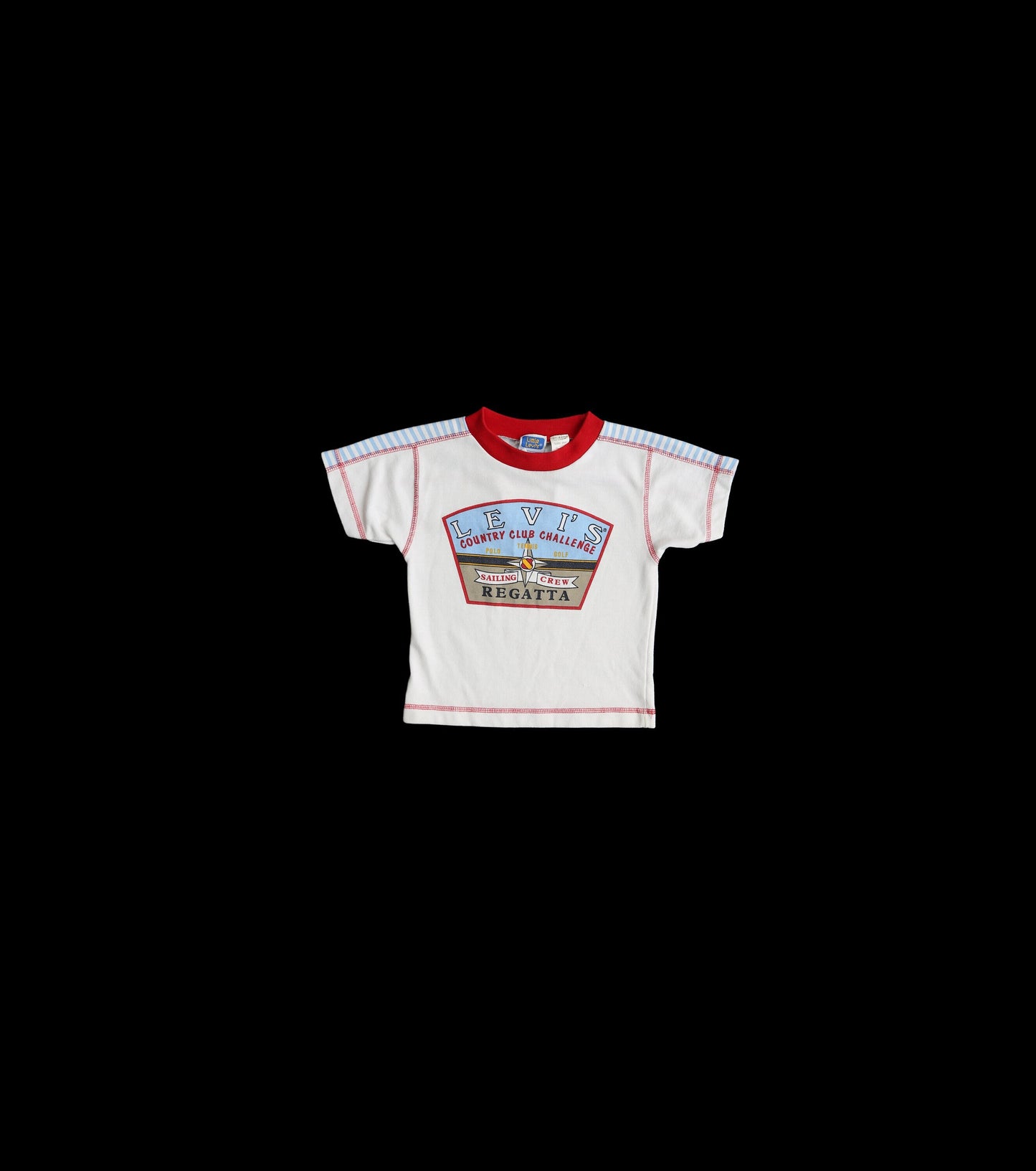 Vintage Kids Levi's Graphic T-shirt - Country Club Challenge Print