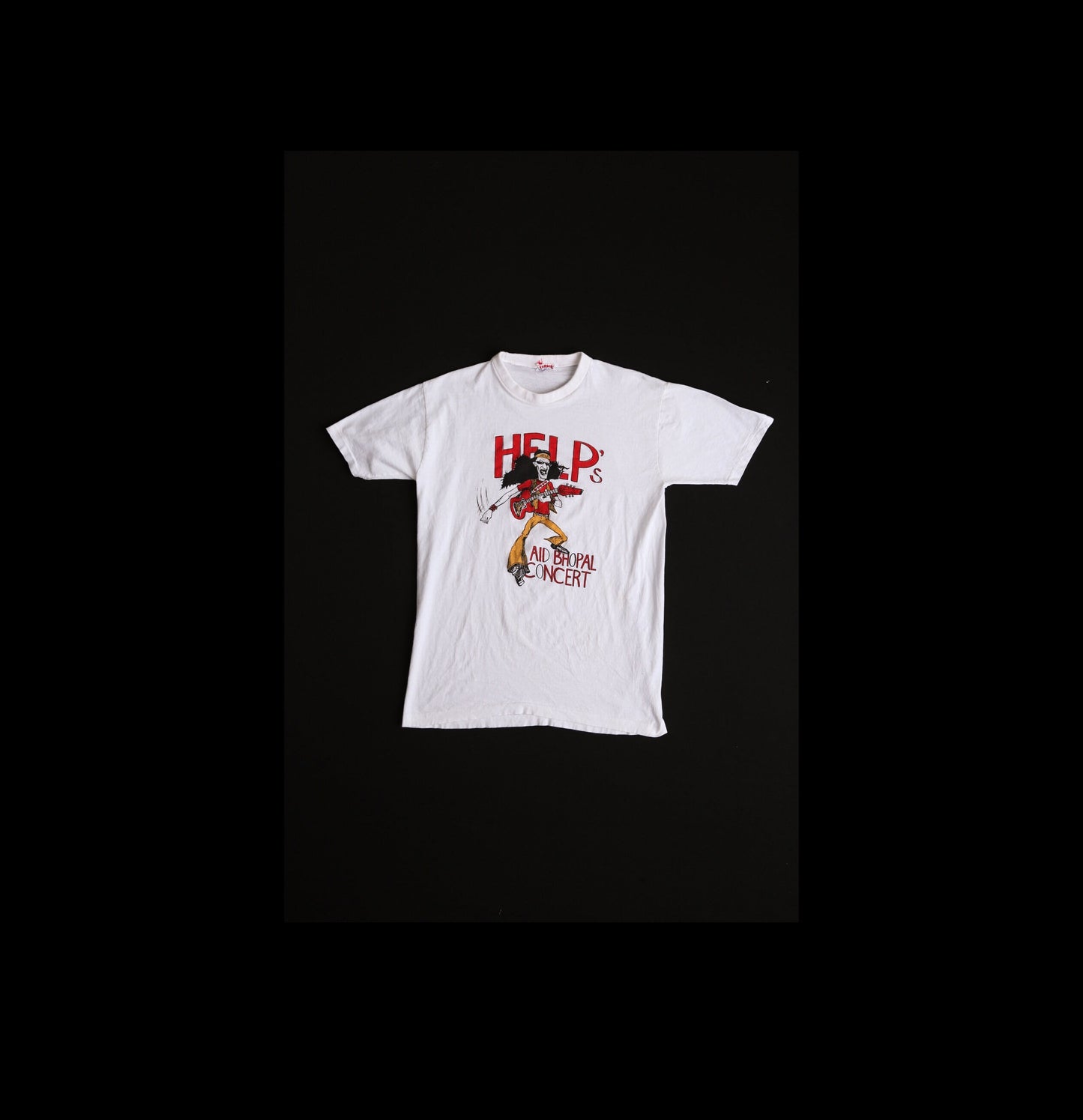 Help's Aid Bhopal Concert Vintage Graphic T-shirt