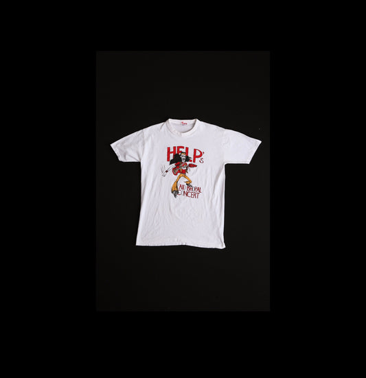 Help's Aid Bhopal Concert Vintage Graphic T-shirt
