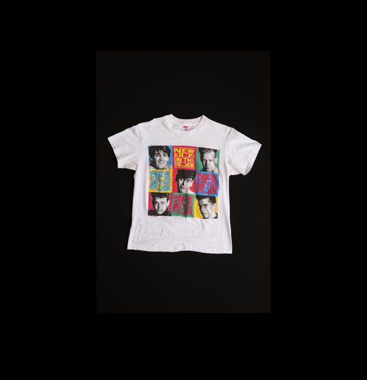 The New Kids on the Block Tour White Graphic T-shirt