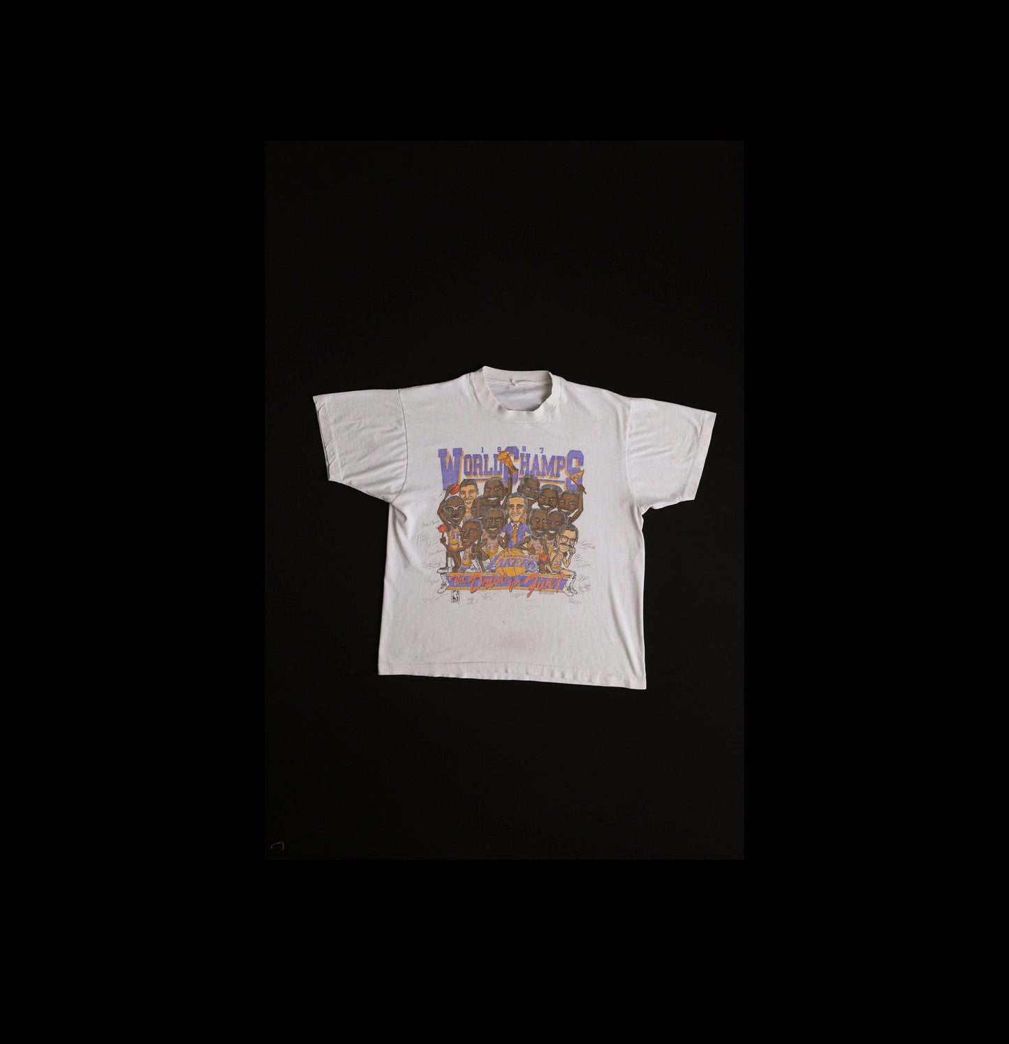 1987 World Champs Los Angeles Lakers Graphic T-shirt